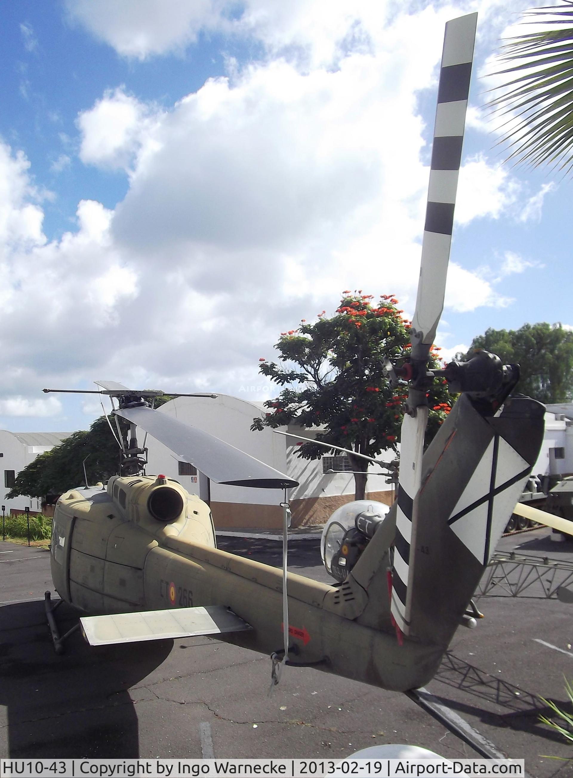 HU10-43, 1972 Bell UH-1H Iroquois C/N 13294, Bell UH-1H at the Museo Militar, Santa Cruz de Tenerife