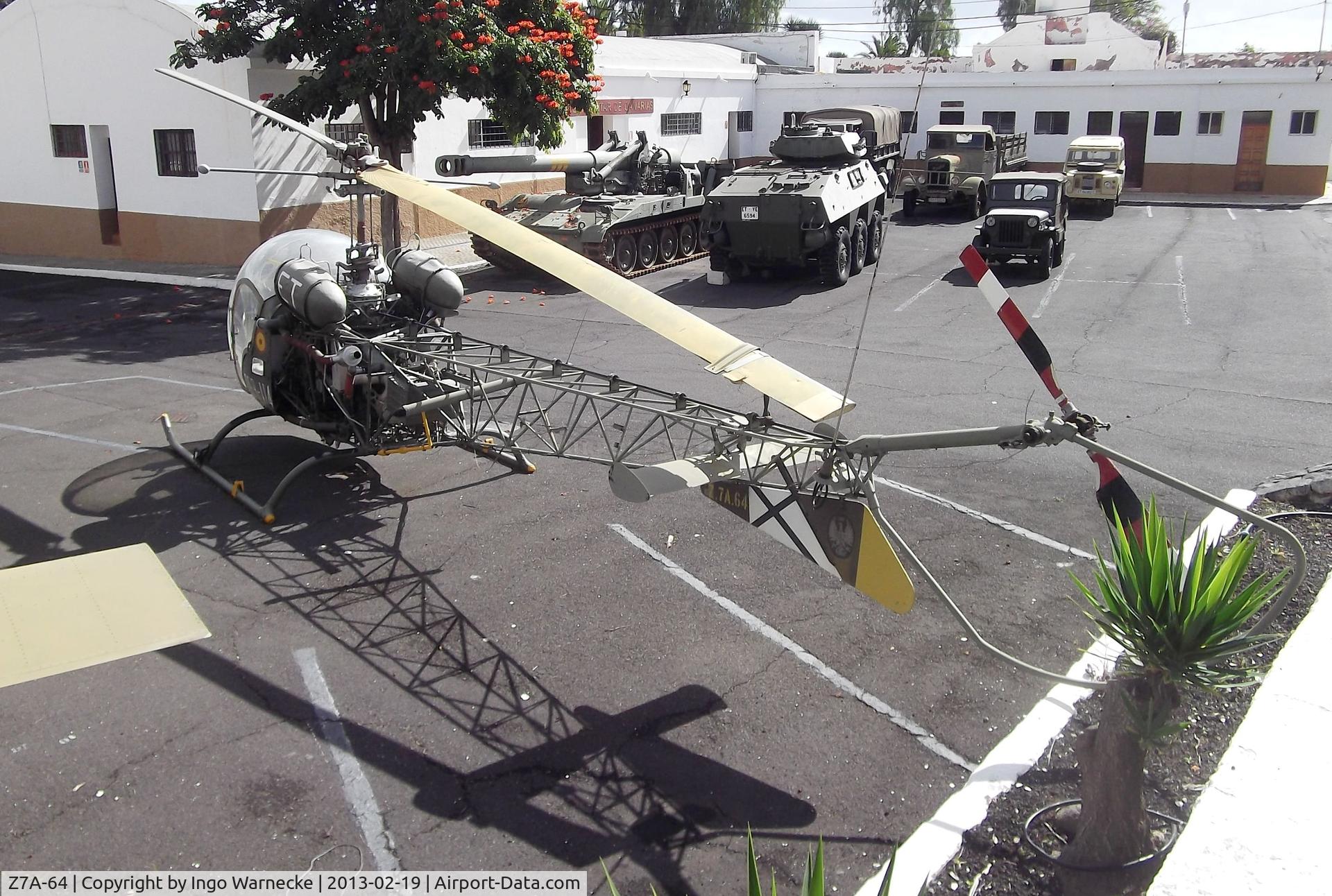 Z7A-64, Bell OH-13H C/N 2512, Bell OH-13H Sioux at the Museo Militar, Santa Cruz de Tenerife