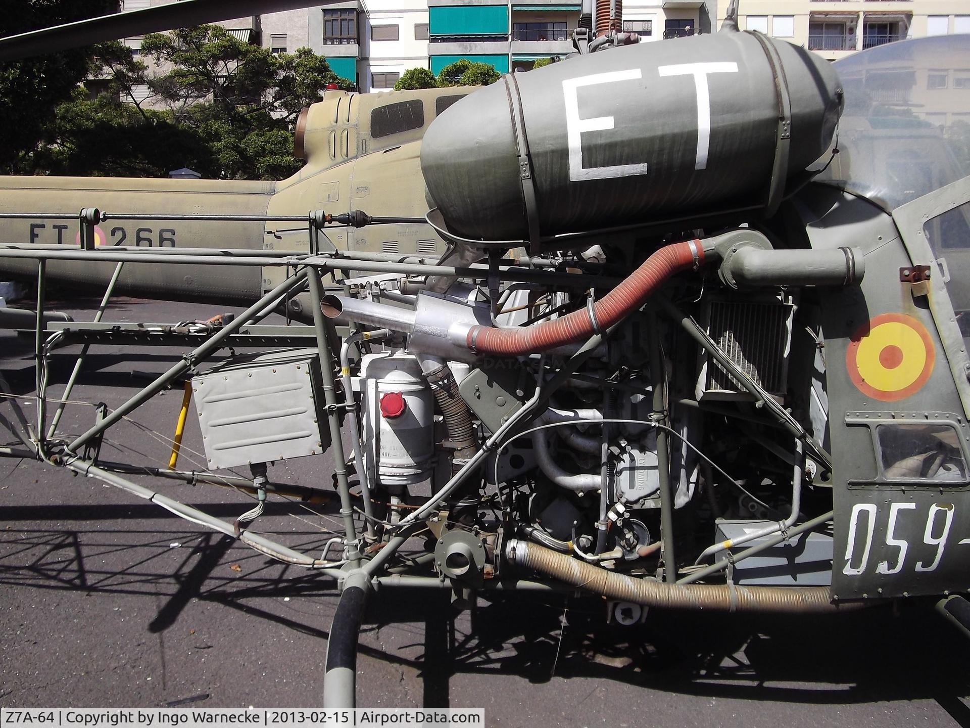Z7A-64, Bell OH-13H C/N 2512, Bell OH-13H Sioux at the Museo Militar, Santa Cruz de Tenerife