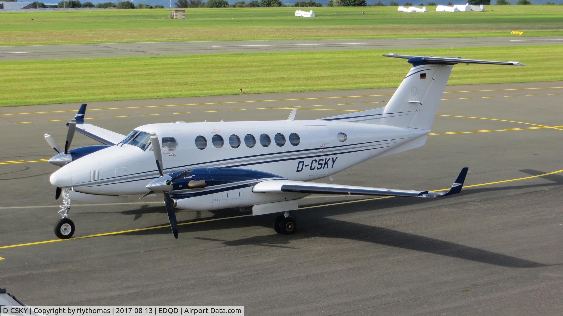D-CSKY, 1996 Beechcraft B300 Super King Air 350 C/N FL-130, D-CSKY Bayreuth Airport