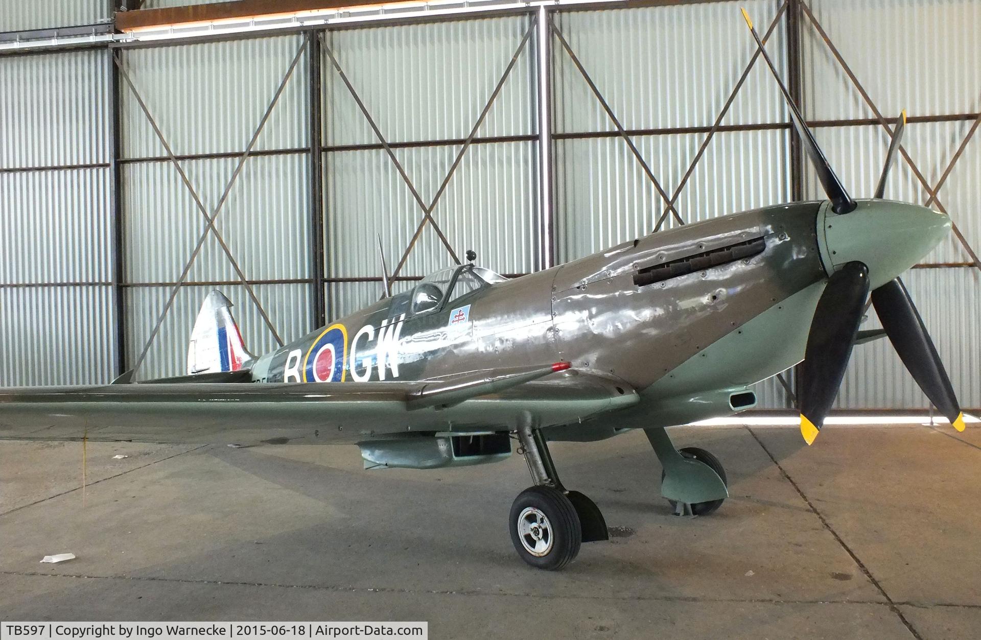 TB597, Supermarine 361 Spitfire LF.XVIe C/N CBAF.IX.3310, Supermarine Spitfire LF XVIe at the Musee de l'Air, Paris/Le Bourget