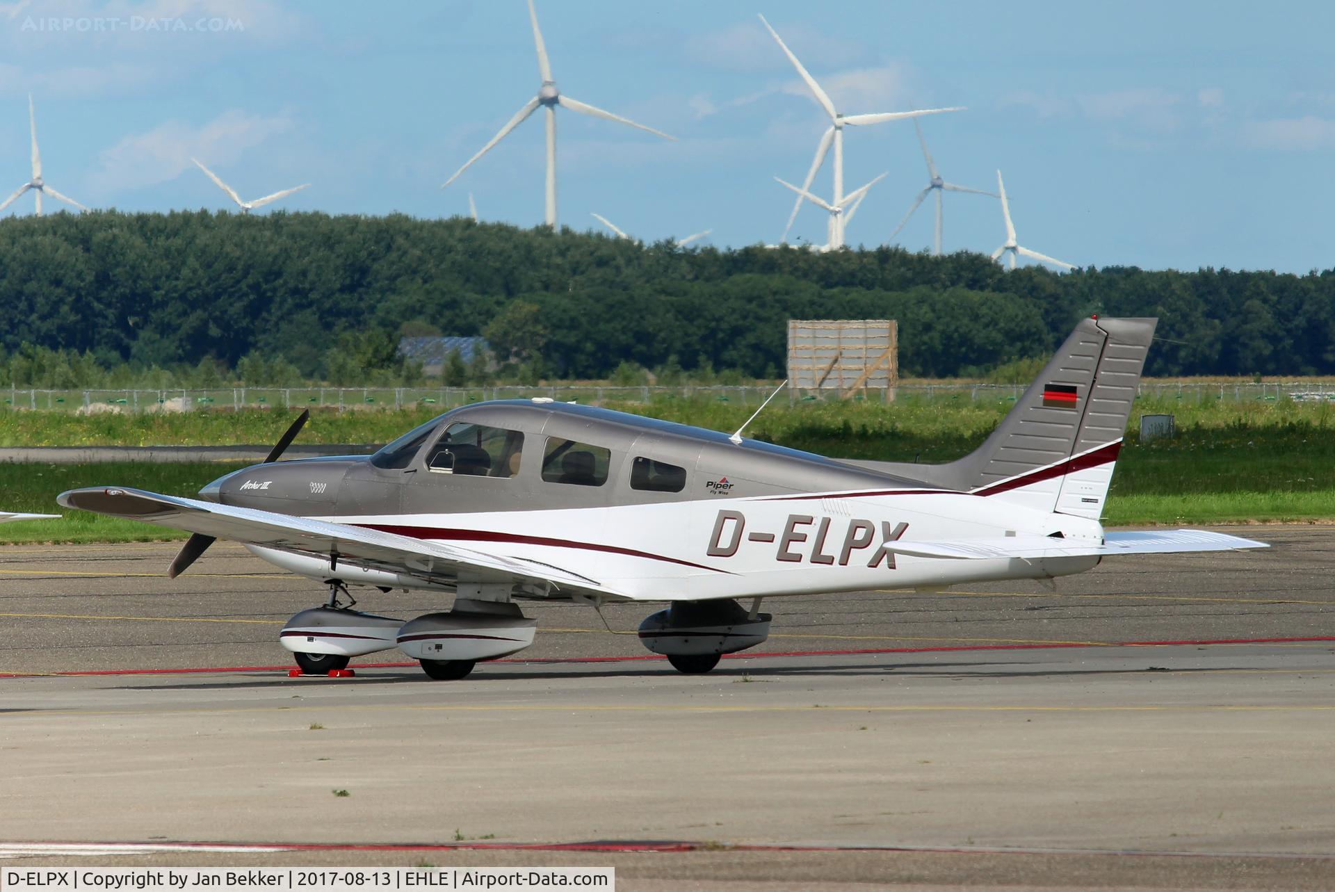 D-ELPX, 2009 Piper PA-28-181 Cherokee Archer III C/N 2843675, Lelystad Airport