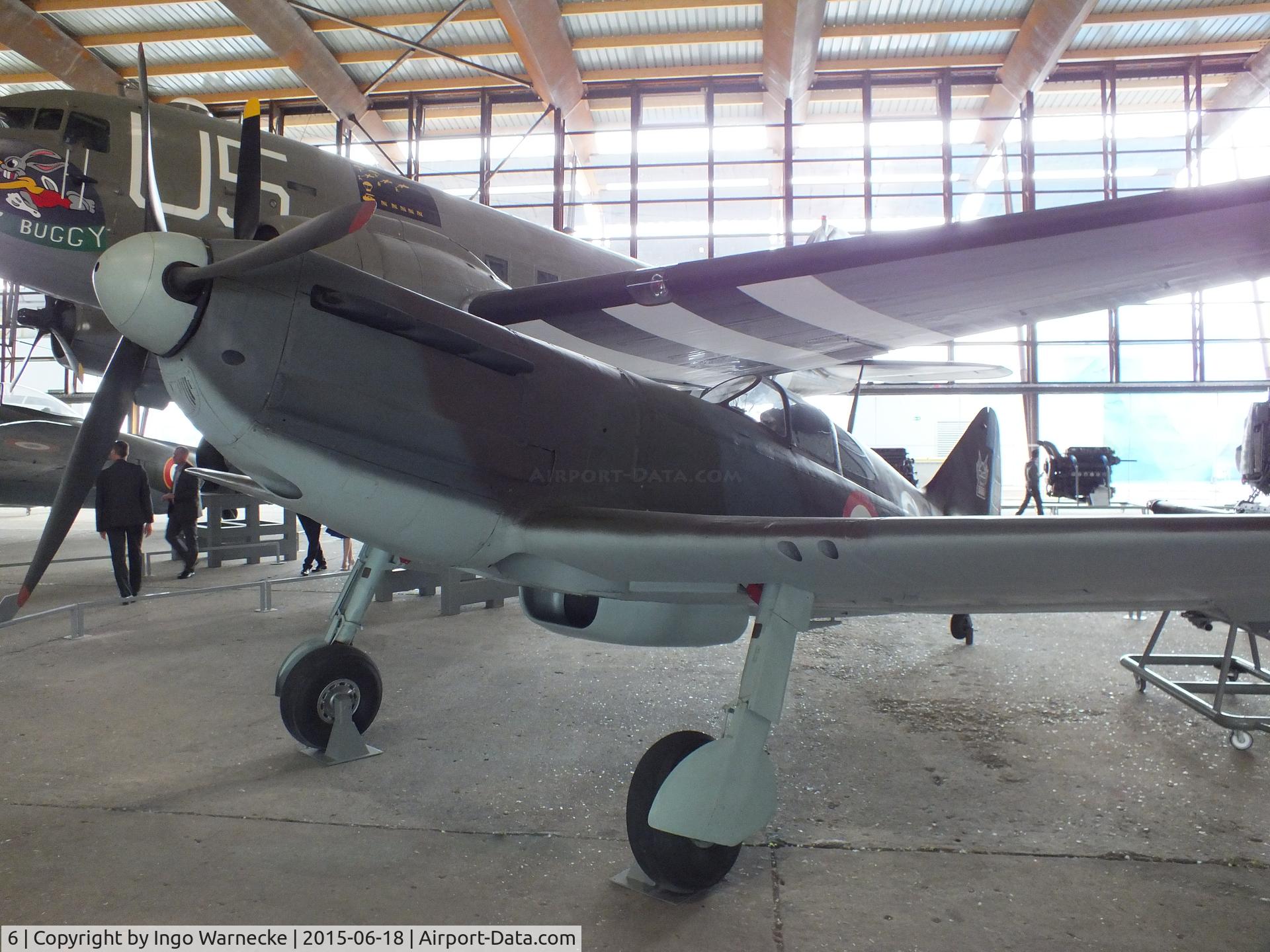 6, Dewoitine D.520 C/N 862, Dewoitine D.520 at the Musee de l'Air, Paris/Le Bourget