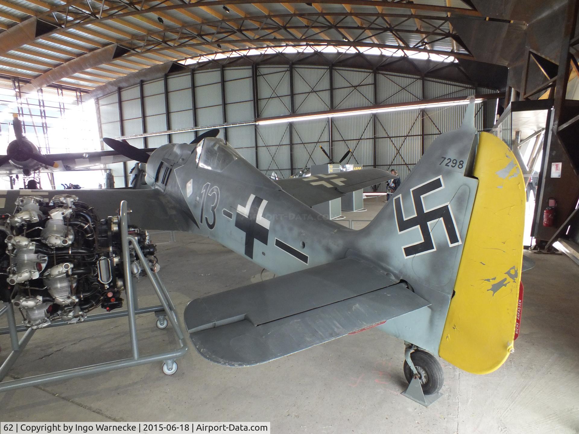 62, SNCAC NC.900 (Focke Wulf Fw.190) C/N 62, Focke-Wulf Fw 190A-8 (SNCAC NC.900) at the Musee de l'Air, Paris/Le Bourget