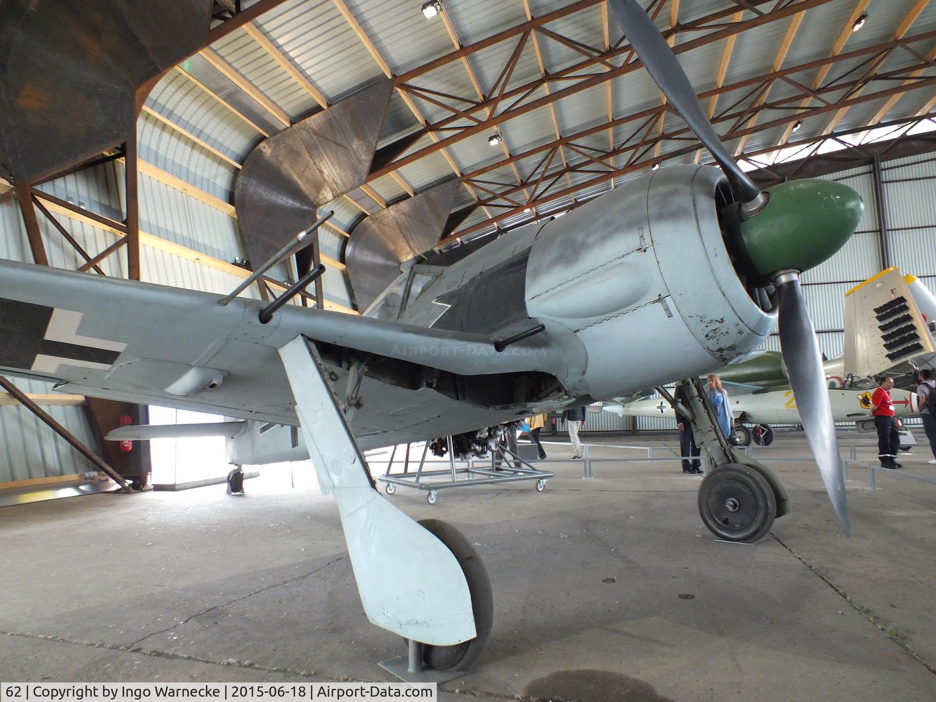 62, SNCAC NC.900 (Focke Wulf Fw.190) C/N 62, Focke-Wulf Fw 190A-8 (SNCAC NC.900) at the Musee de l'Air, Paris/Le Bourget