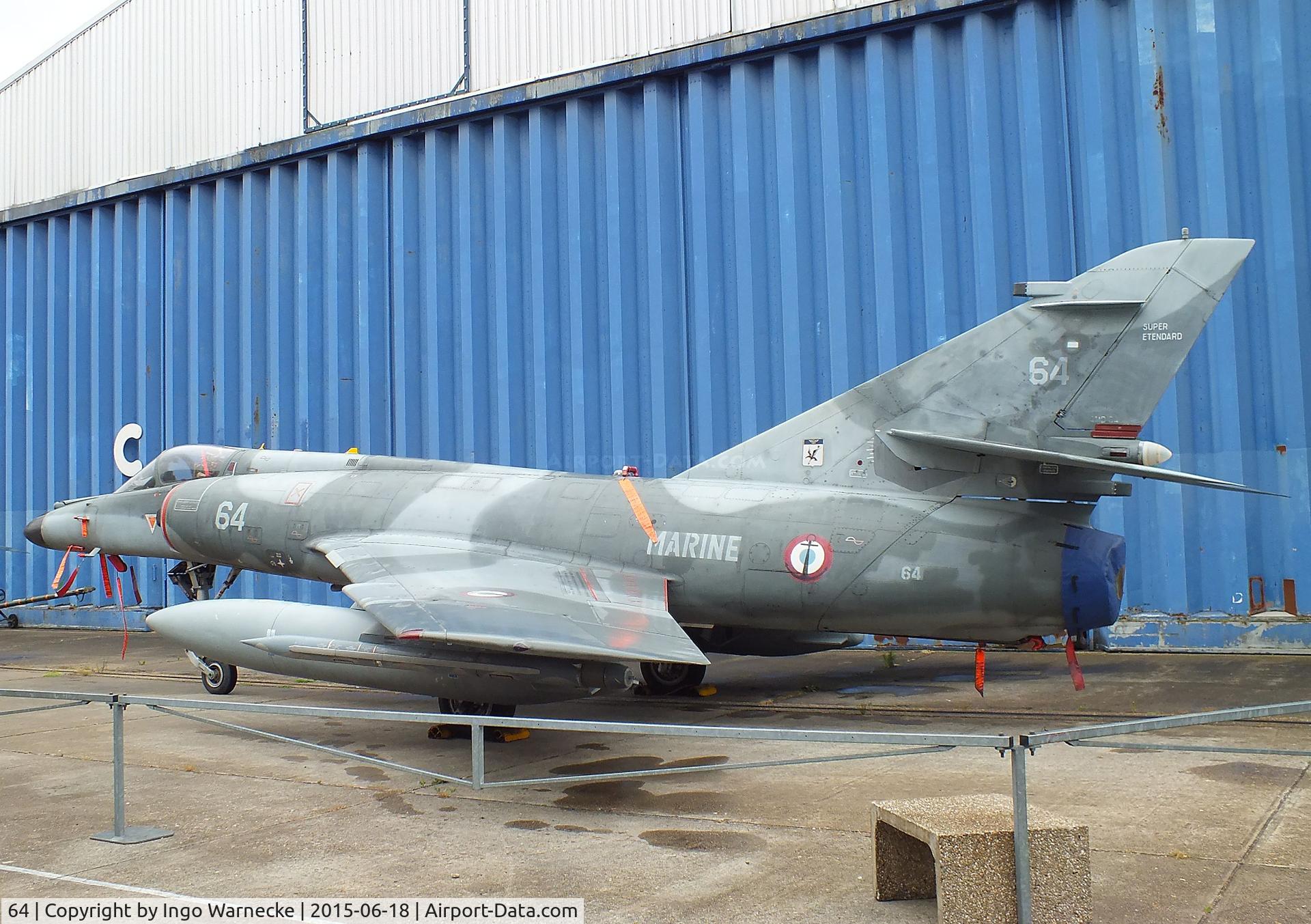 64, Dassault Super Etendard C/N 78, Dassault Super Etendard at the Musee de l'Air, Paris/Le Bourget