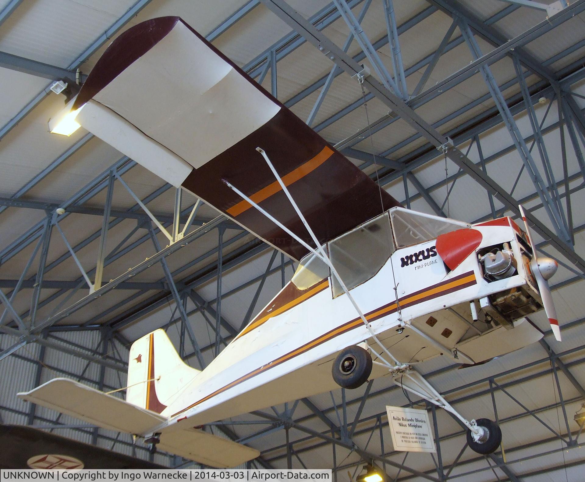 UNKNOWN, 1974 Rolando Oliveira Nikus Miniplane C/N 01, Rolando Oliveira Nikus Mini-Plane at the Museu do Ar, Alverca