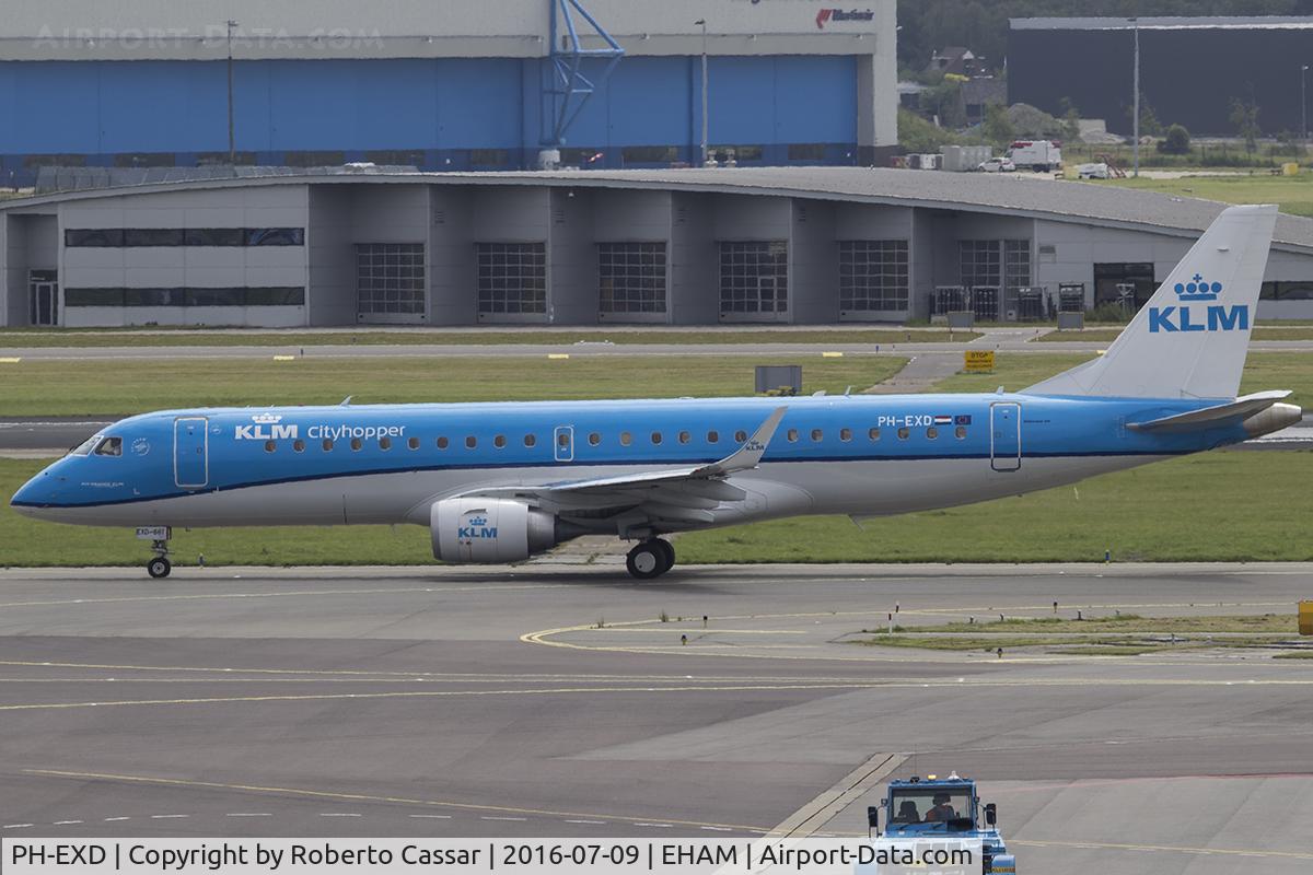 PH-EXD, 2014 Embraer 190LR (ERJ-190-100LR) C/N 19000661, Schiphol