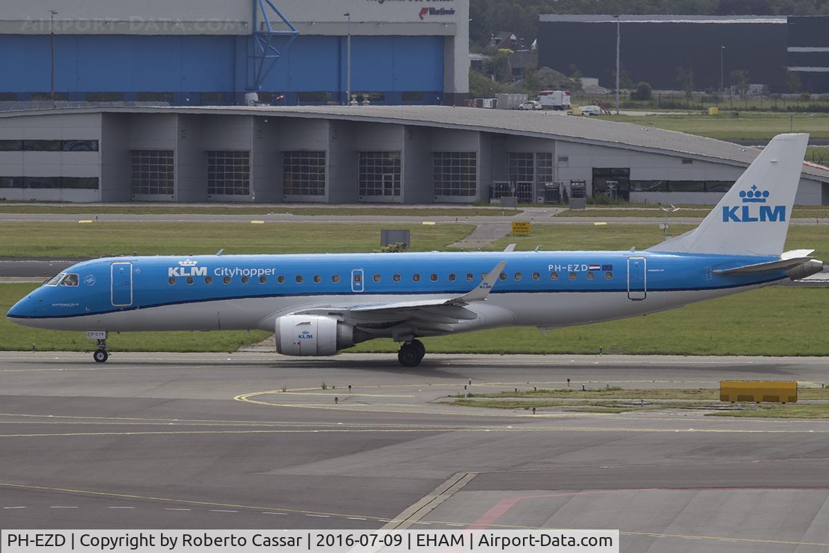 PH-EZD, 2009 Embraer 190LR (ERJ-190-100LR) C/N 19000279, Schiphol