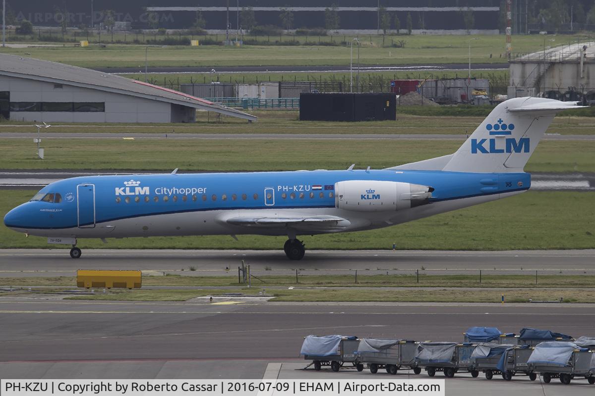 PH-KZU, 1995 Fokker 70 (F-28-0070) C/N 11543, Schiphol