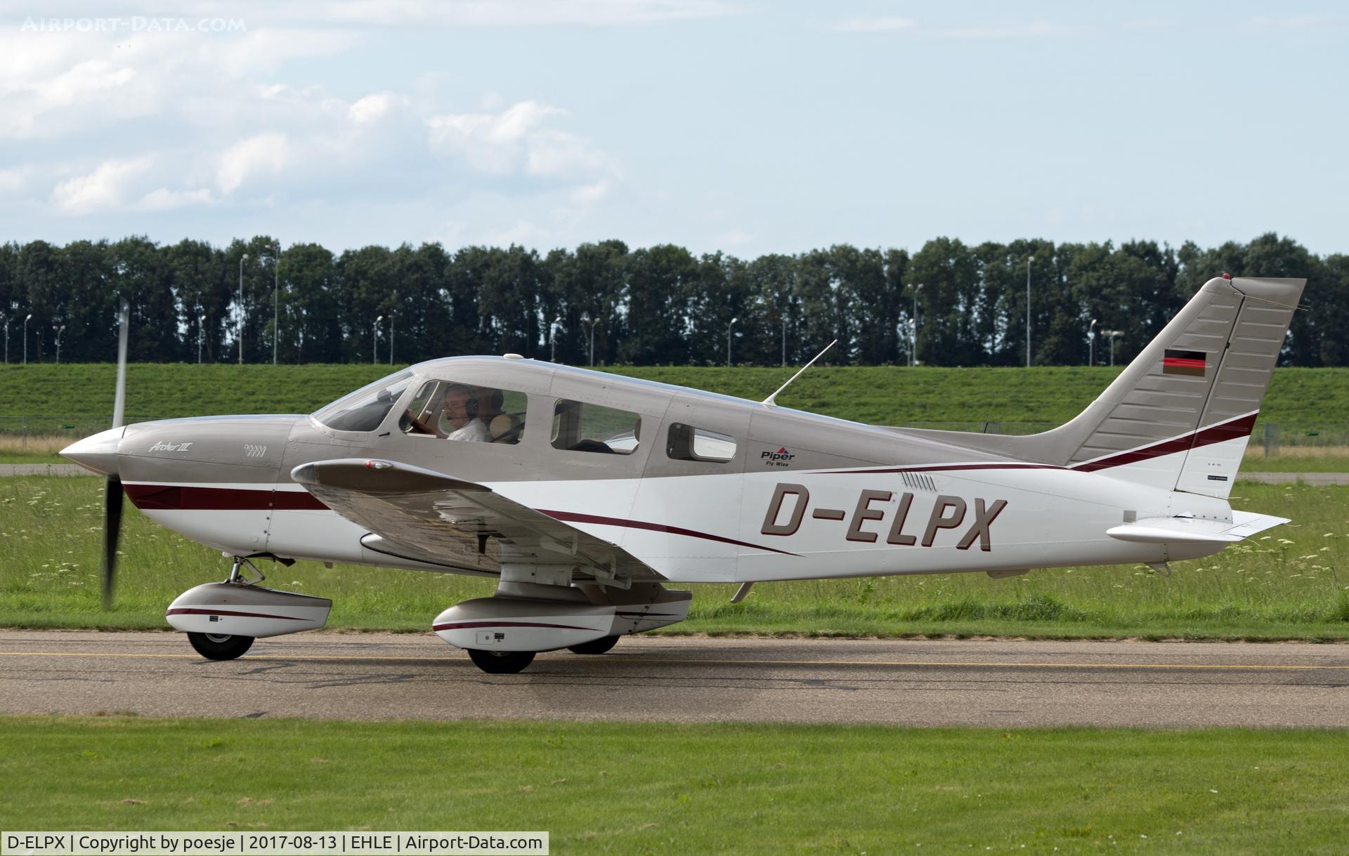 D-ELPX, 2009 Piper PA-28-181 Cherokee Archer III C/N 2843675, D-ELPX