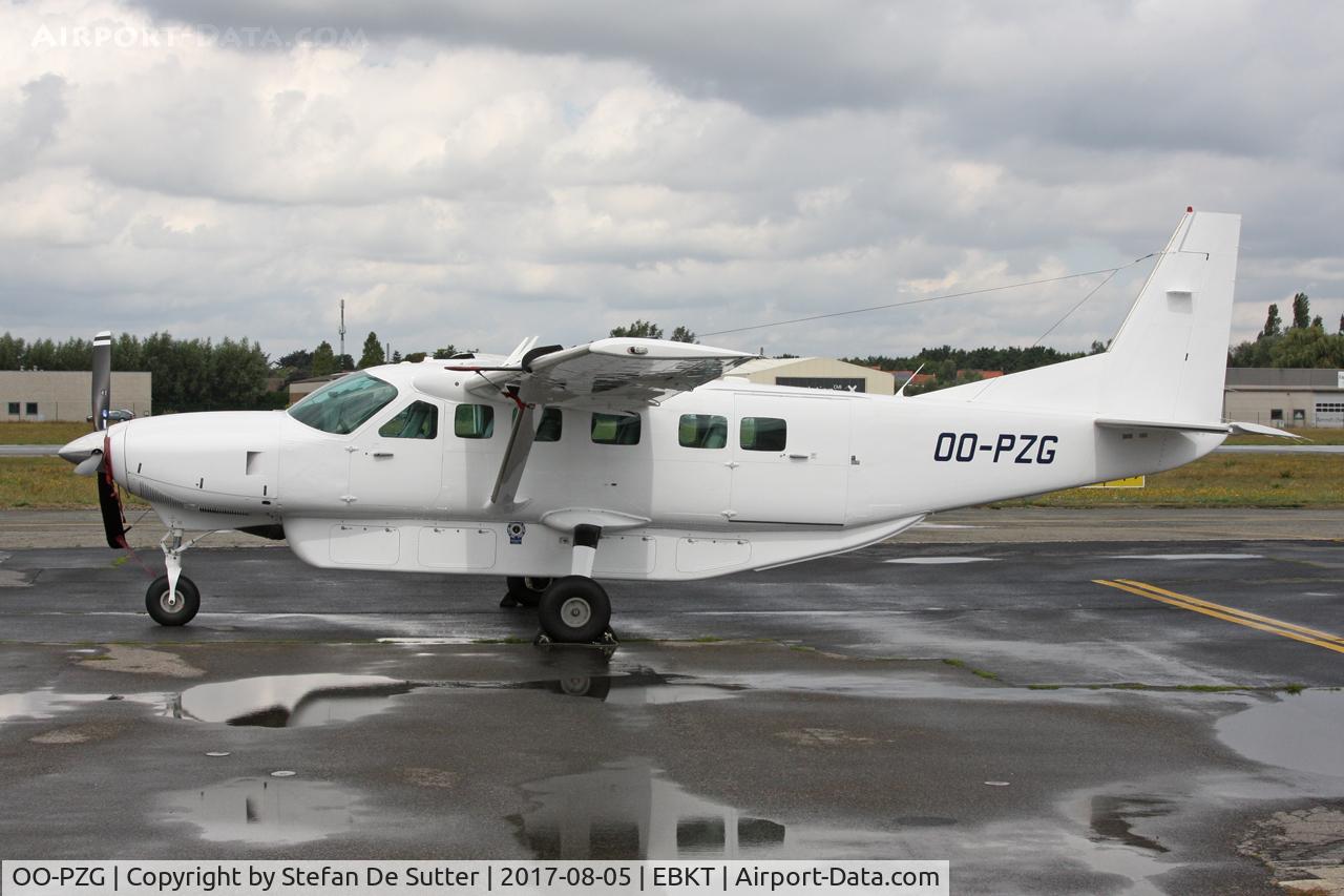 OO-PZG, 2009 Cessna 208B Grand Caravan C/N 208B2148, @ EBKT.
