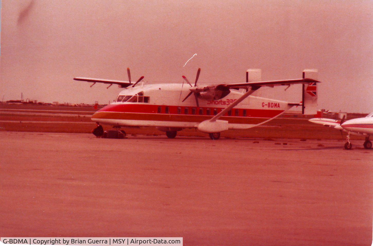 G-BDMA, 1975 Short SD3-30 C/N SH.3002, In New Orleans on Demonstration Tour?