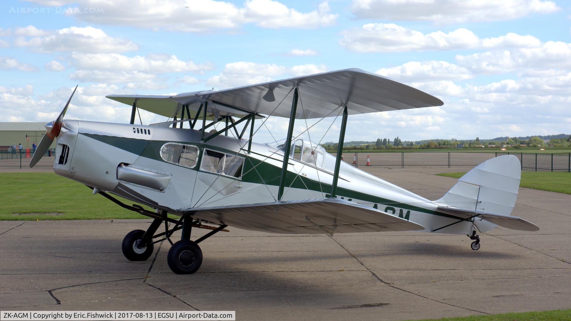 ZK-AGM, 1938 De Havilland DH.83 Fox Moth C/N TS2810, 1. ZK-AGM at The Imperial War Museum, Duxford - Aug. 2017.