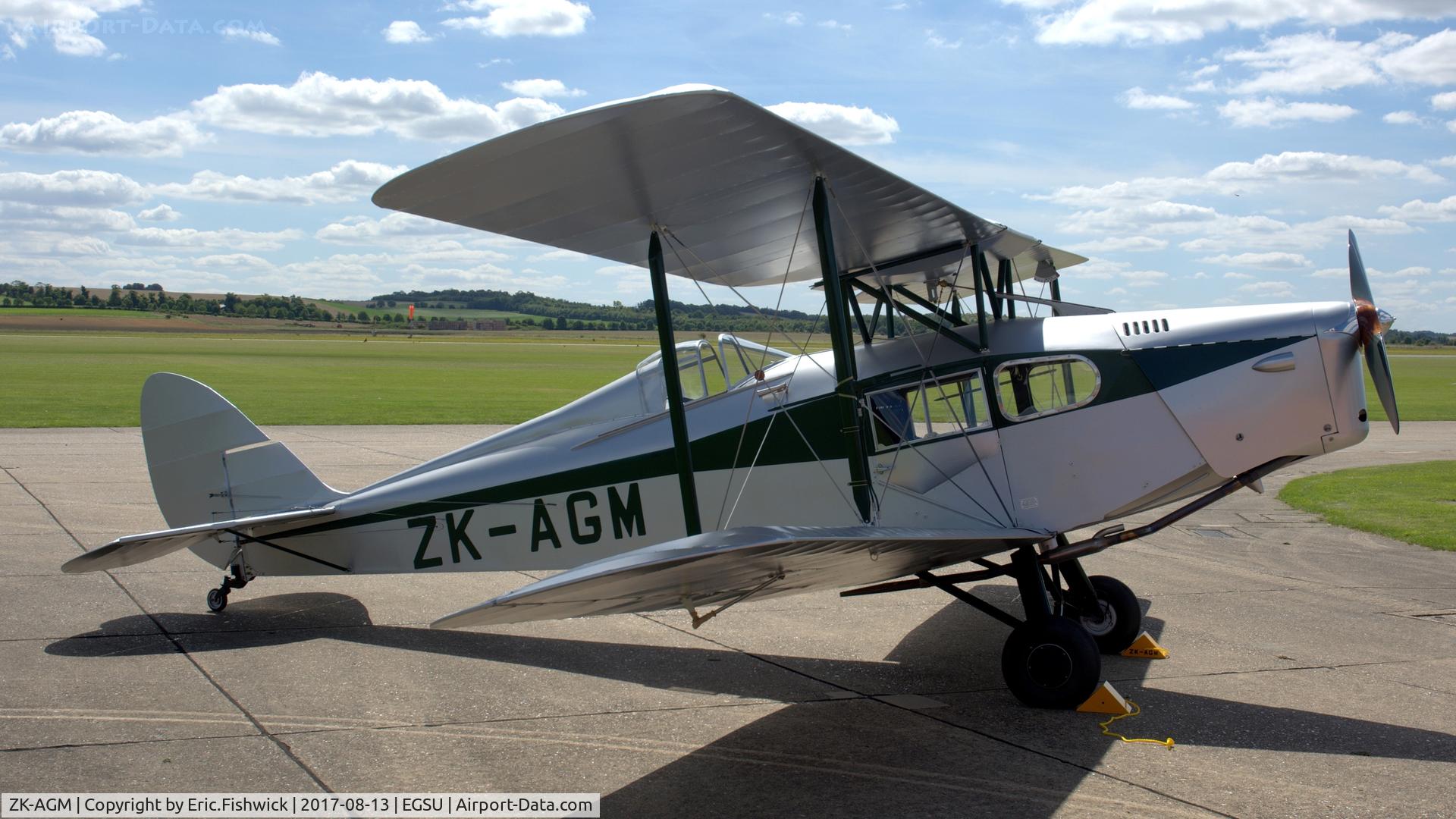 ZK-AGM, 1938 De Havilland DH.83 Fox Moth C/N TS2810, 2. ZK-AGM at The Imperial War Museum, Duxford - Aug. 2017.
