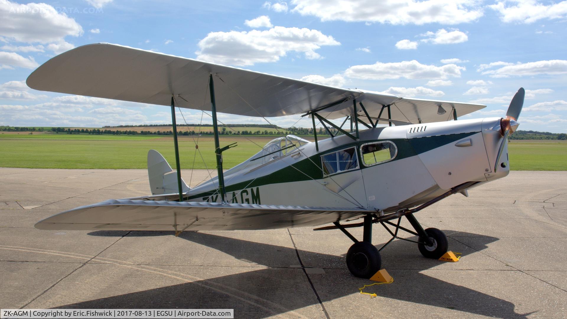 ZK-AGM, 1938 De Havilland DH.83 Fox Moth C/N TS2810, 3. ZK-AGM at The Imperial War Museum, Duxford - Aug. 2017.