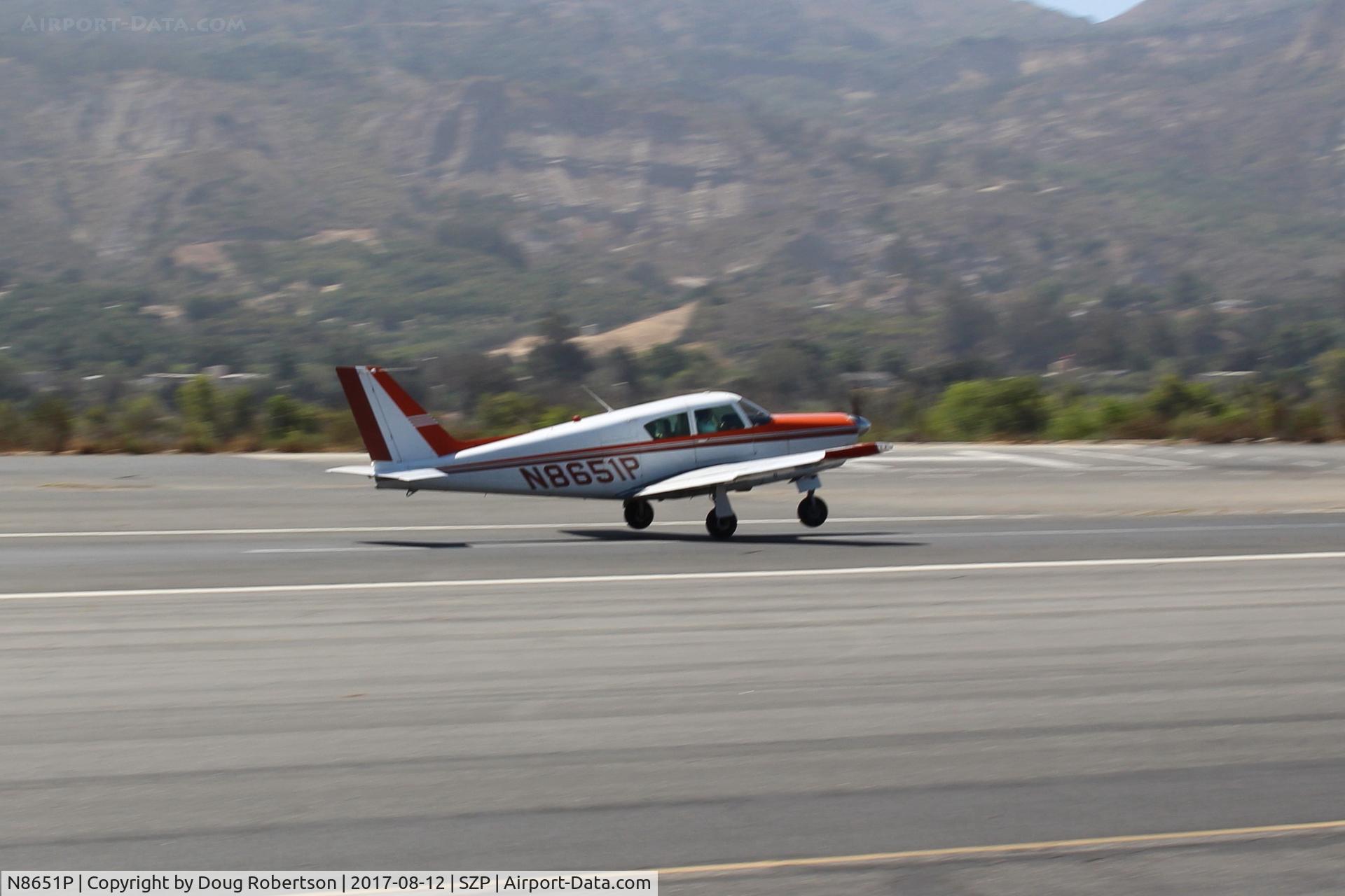 N8651P, 1964 Piper PA-24-260 Comanche C/N 24-4094, 1964 Piper PA-24-260 COMANCHE, Lycoming O-540-E4A5 260 Hp, landing roll Rwy 22
