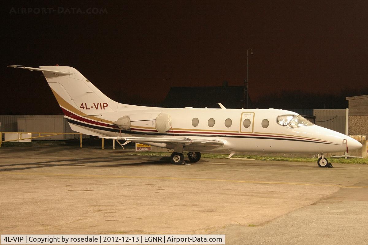 4L-VIP, Raytheon Aircraft Company 400A C/N RK-394, At Chester for Maintenance