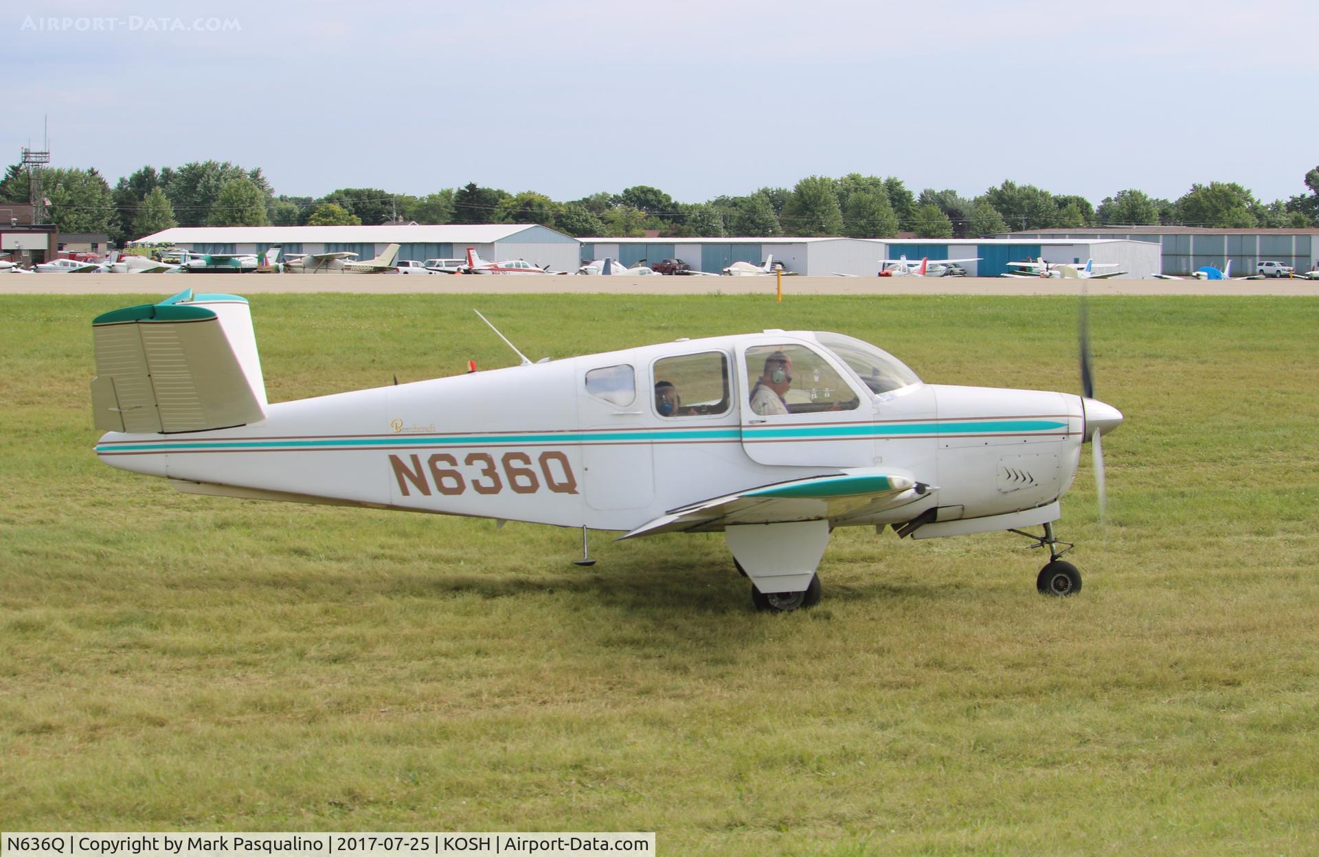 N636Q, 1958 Beech J35 Bonanza C/N D-5711, Beech J35