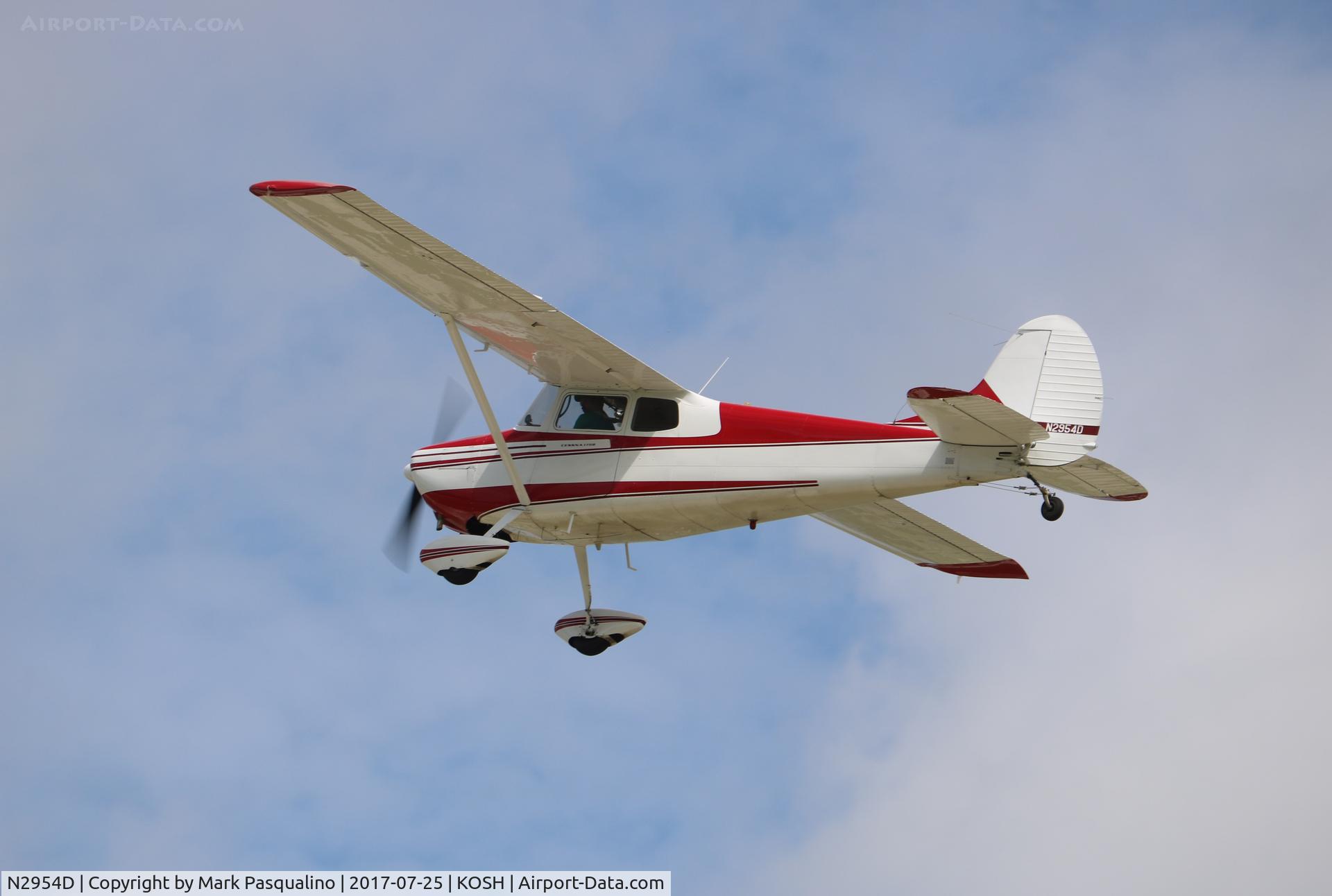 N2954D, 1955 Cessna 170B C/N 26897, Cessna 170B