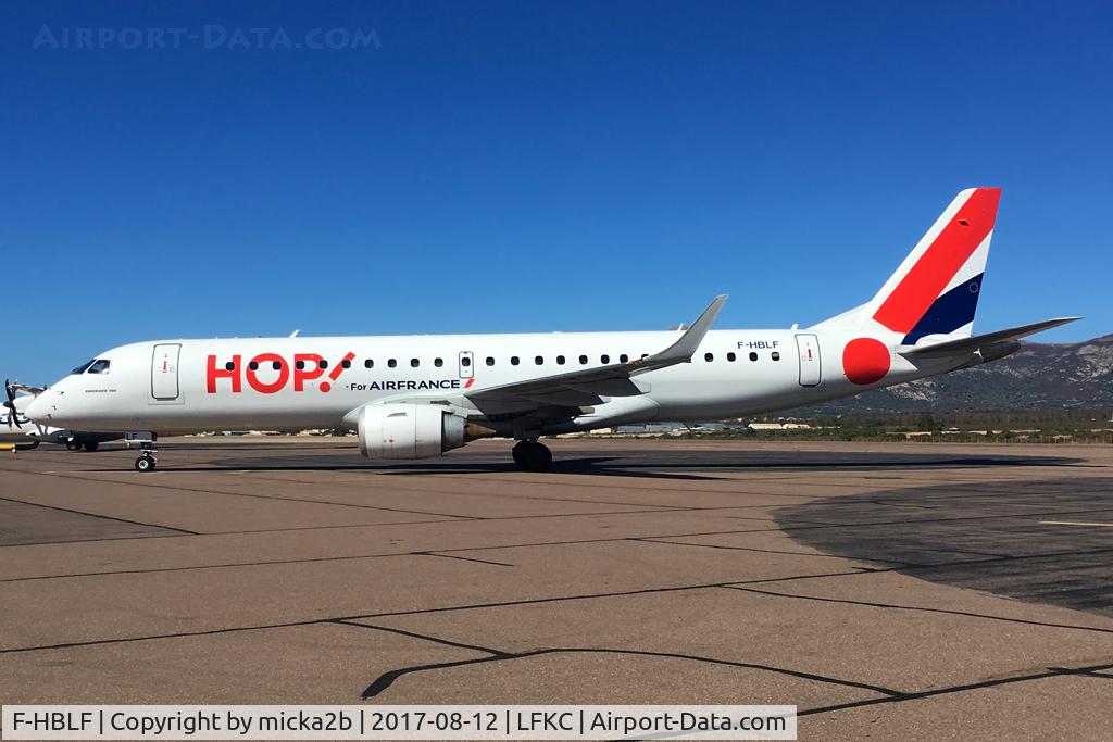 F-HBLF, 2008 Embraer 190AR (ERJ-190-100IGW) C/N 19000158, Parked