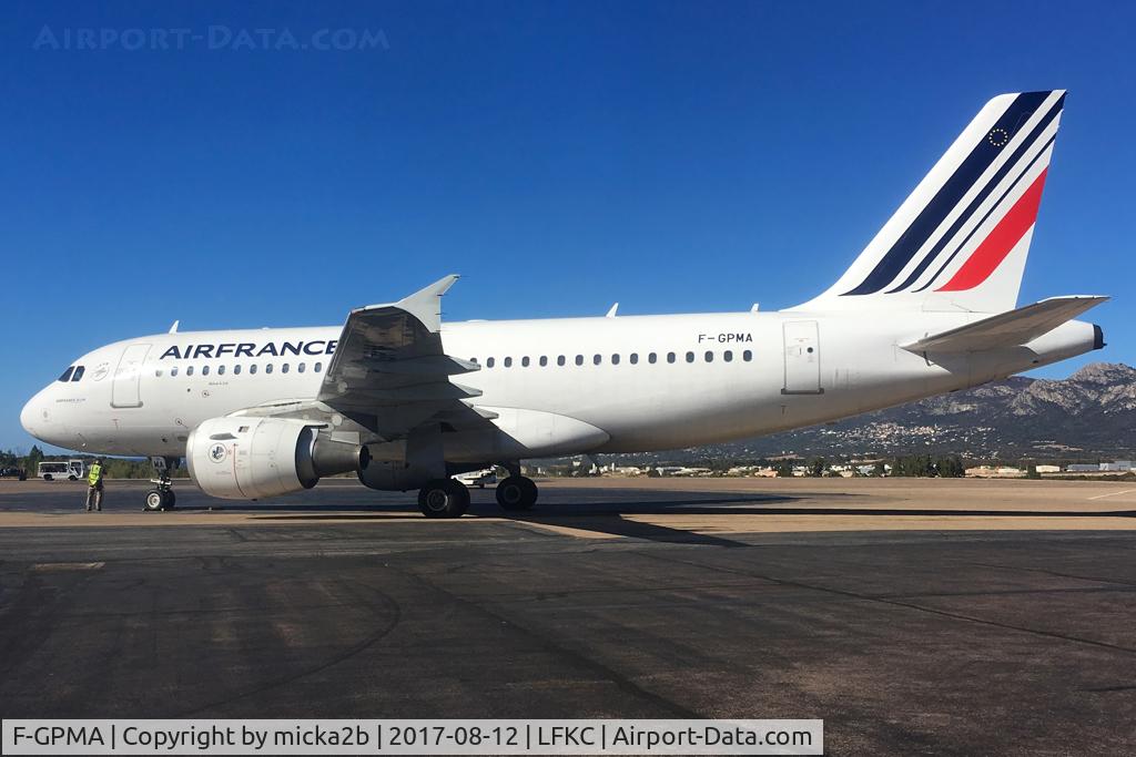 F-GPMA, 1998 Airbus A319-113 C/N 598, Parked. Scrapped in May 2018