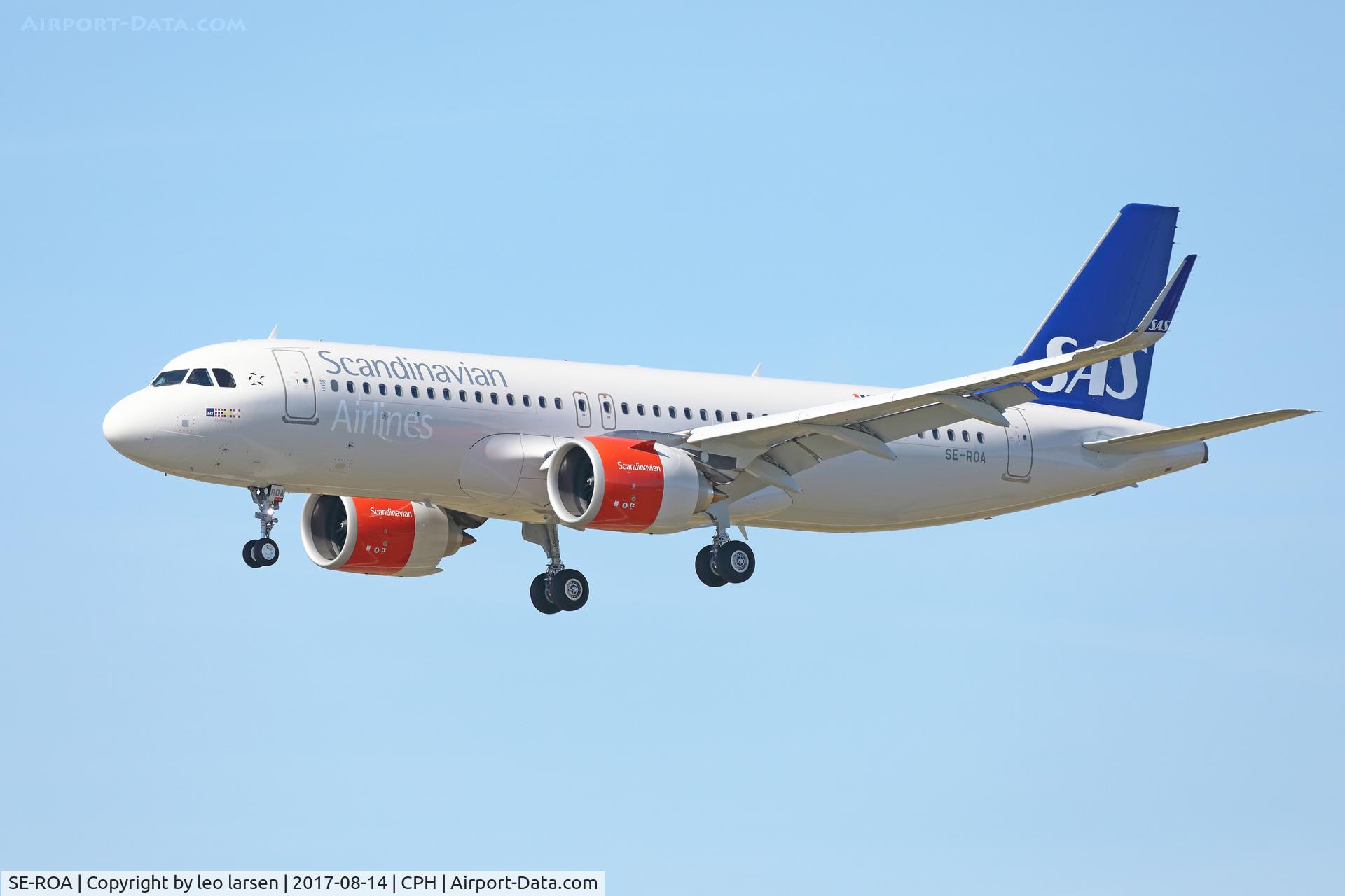 SE-ROA, 2017 Airbus A320-251N C/N 7602, Copenhagen 14.8.2017