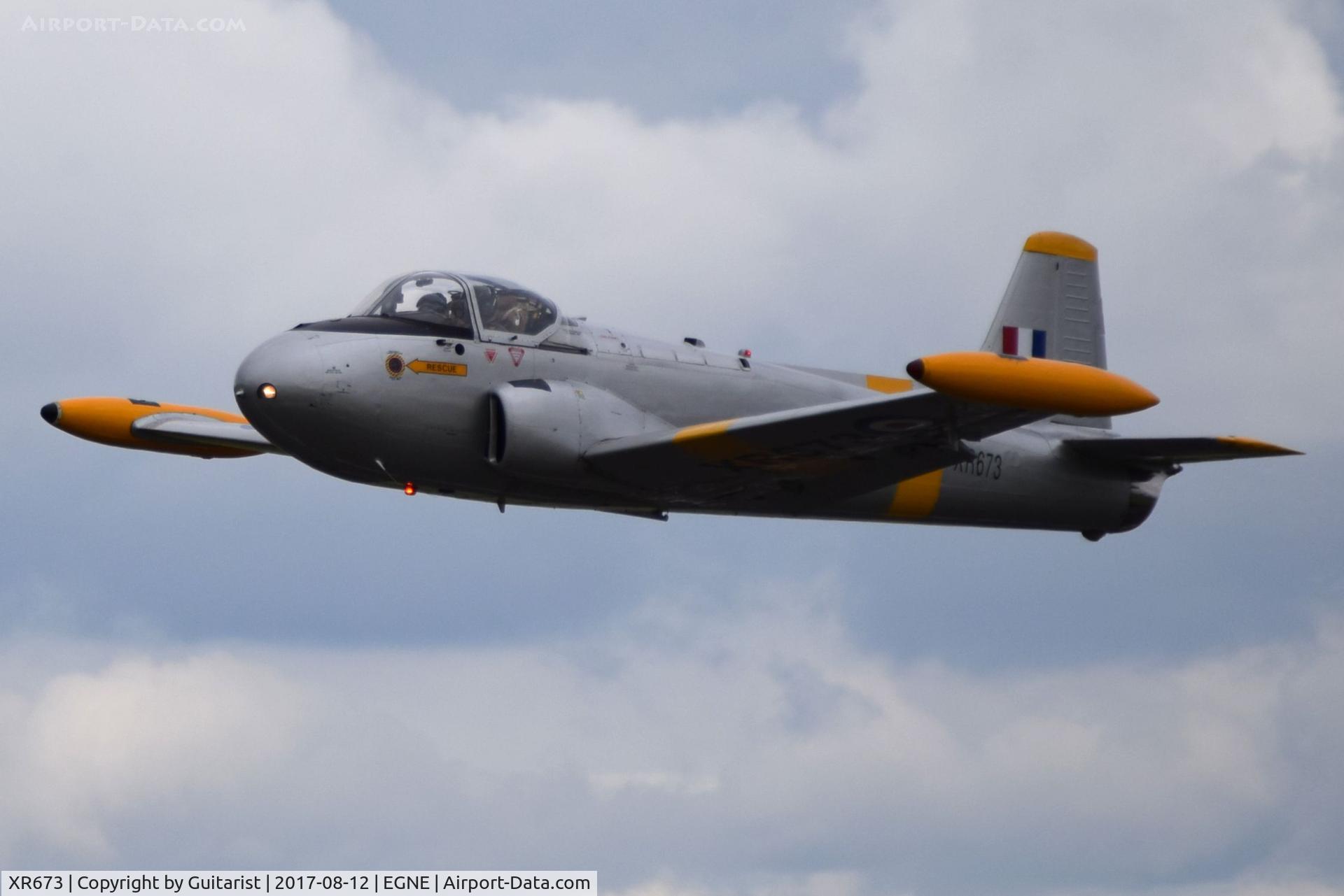 XR673, 1963 BAC 84 Jet Provost T.4 C/N PAC/W/19986, At Gamston
