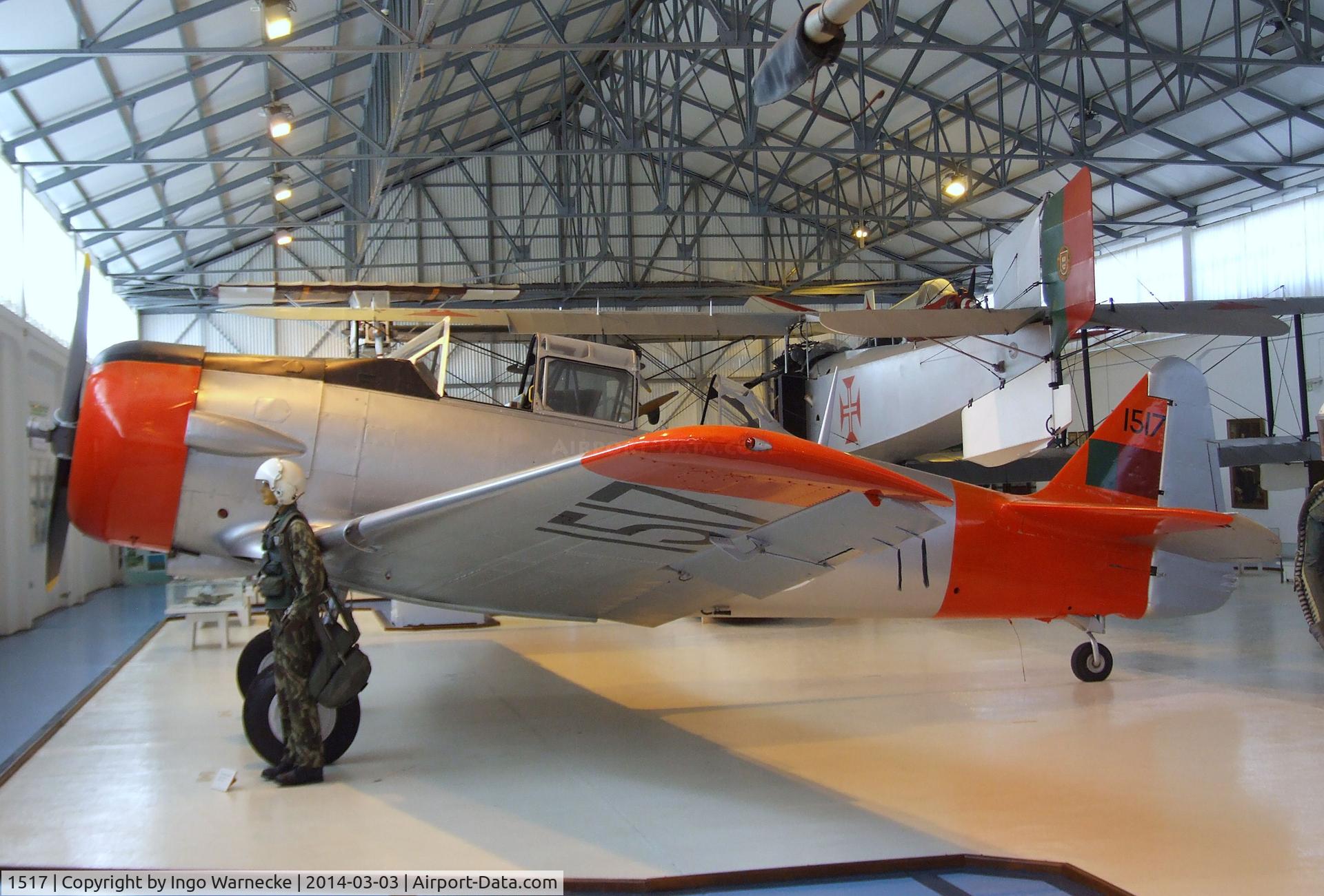 1517, North American AT-16 Harvard III C/N 88-14544 (41-33846), North American AT-16 Harvard III at the Museu do Ar, Alverca