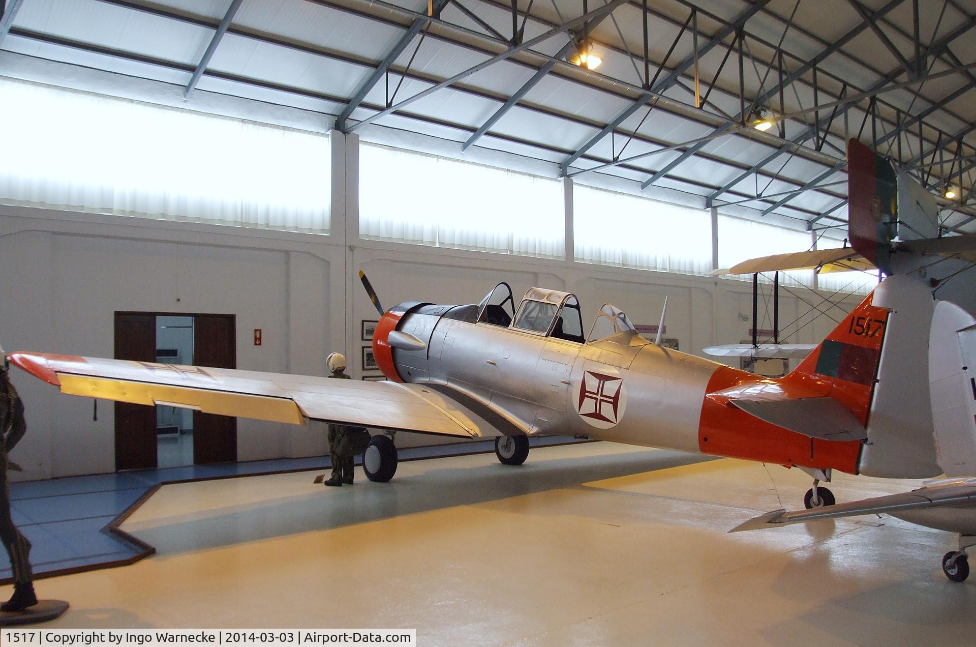 1517, North American AT-16 Harvard III C/N 88-14544 (41-33846), North American AT-16 Harvard III at the Museu do Ar, Alverca