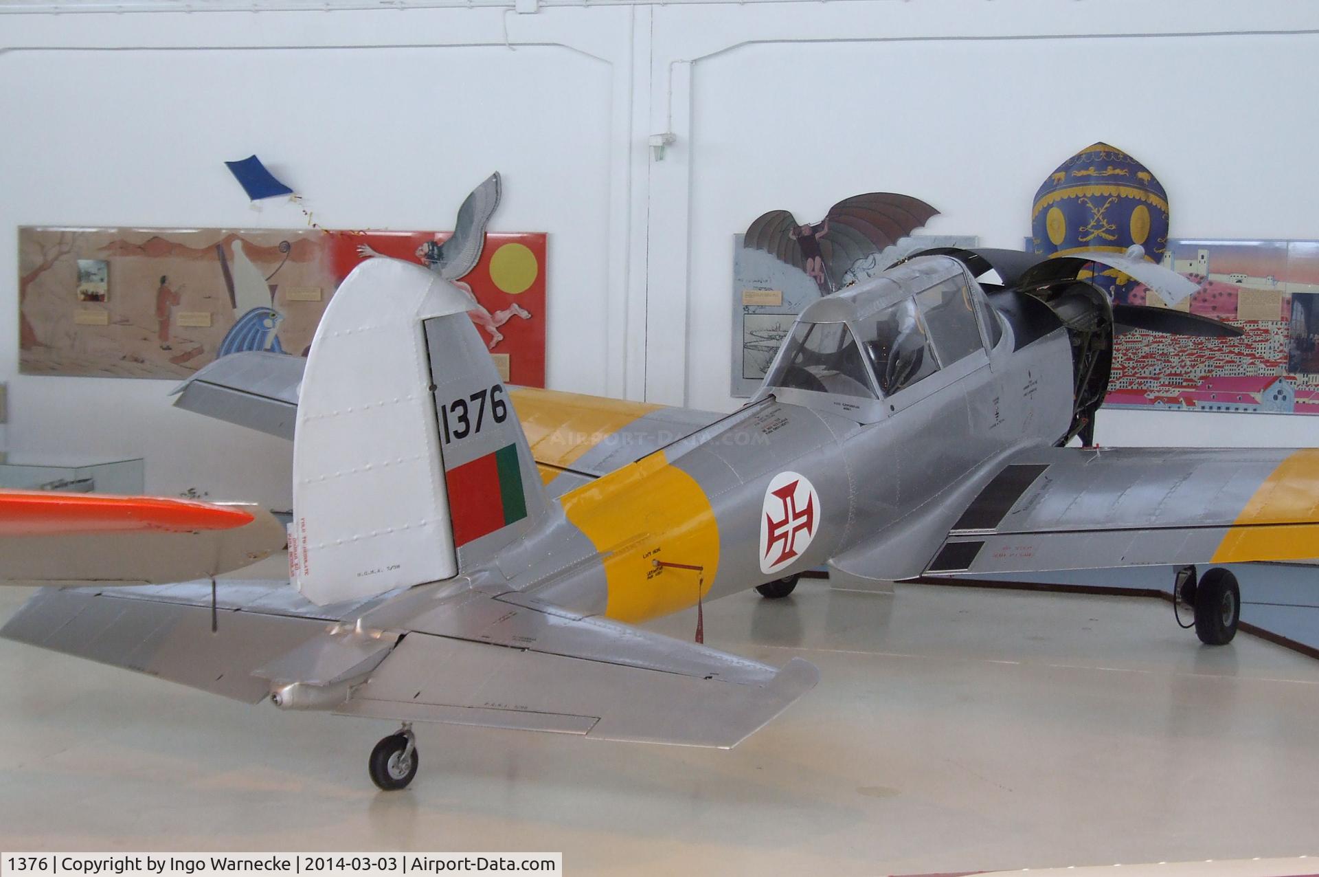 1376, 1961 OGMA DHC-1 Chipmunk T.20 C/N OGMA-66, De Havilland Canada (OGMA) DHC-1 Chipmunk T.20 at the Museu do Ar, Alverca