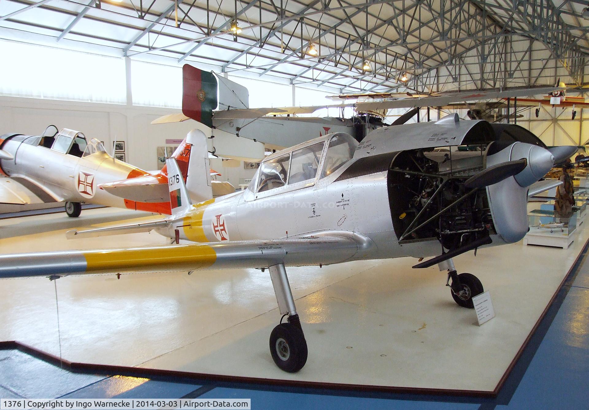 1376, 1961 OGMA DHC-1 Chipmunk T.20 C/N OGMA-66, De Havilland Canada (OGMA) DHC-1 Chipmunk T.20 at the Museu do Ar, Alverca