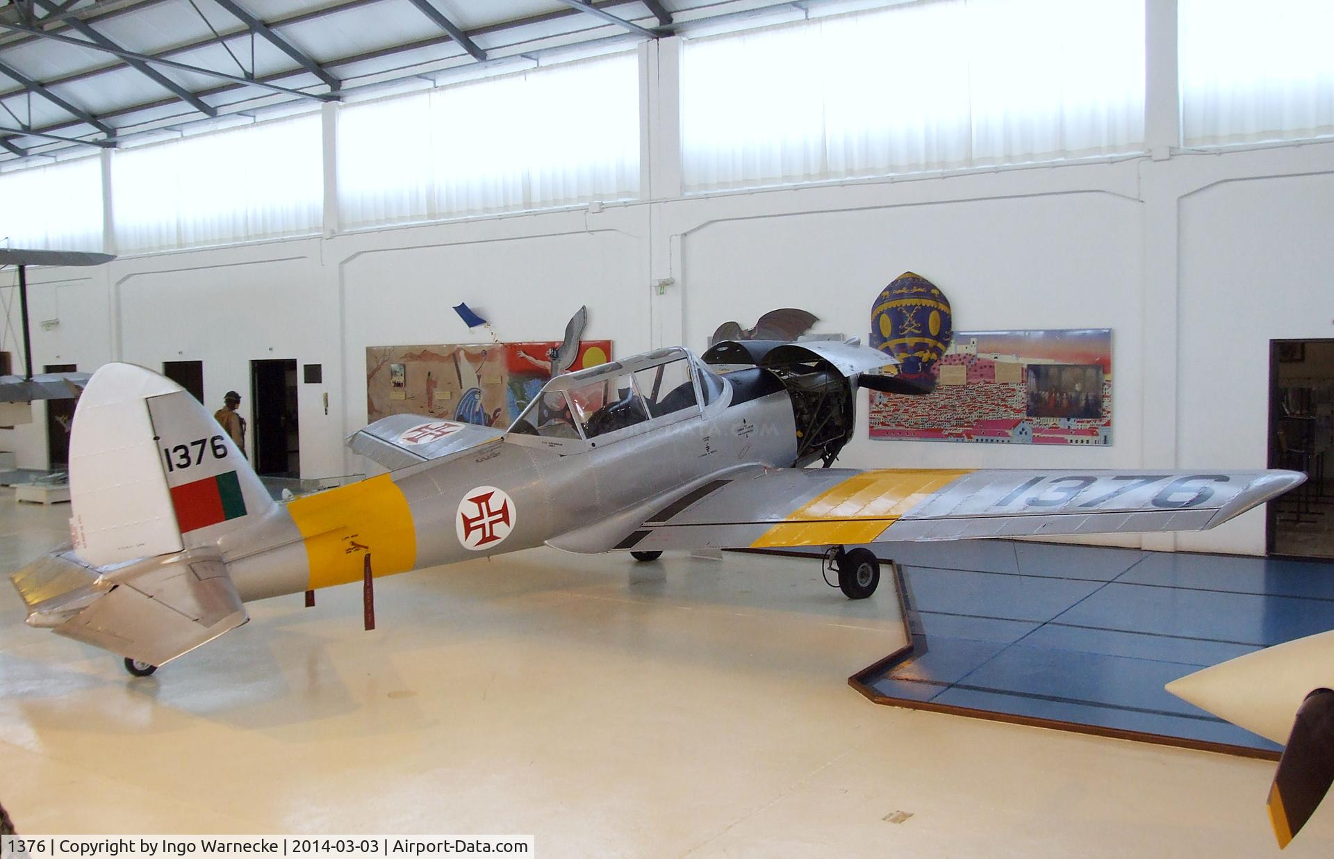 1376, 1961 OGMA DHC-1 Chipmunk T.20 C/N OGMA-66, De Havilland Canada (OGMA) DHC-1 Chipmunk T.20 at the Museu do Ar, Alverca