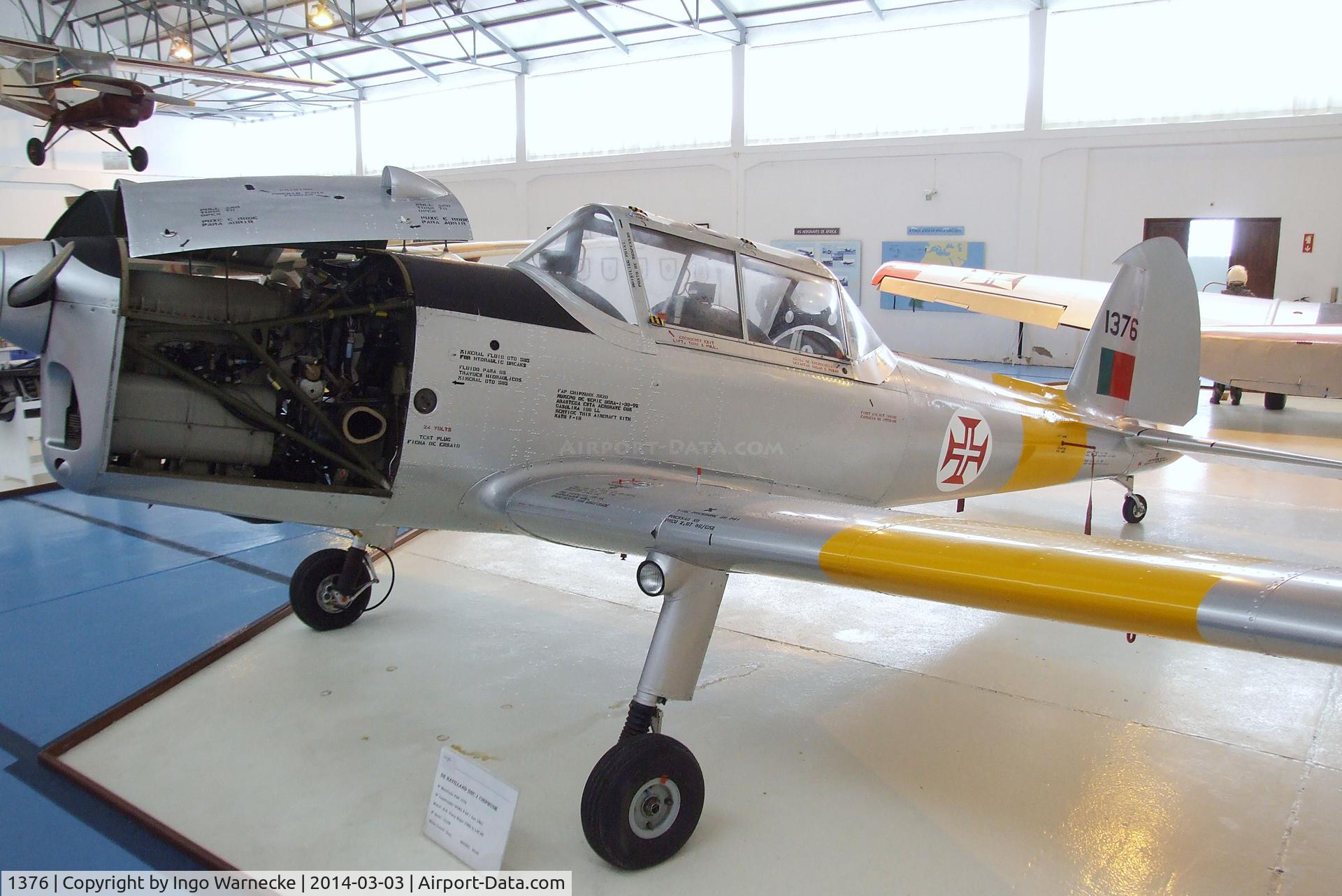 1376, 1961 OGMA DHC-1 Chipmunk T.20 C/N OGMA-66, De Havilland Canada (OGMA) DHC-1 Chipmunk T.20 at the Museu do Ar, Alverca