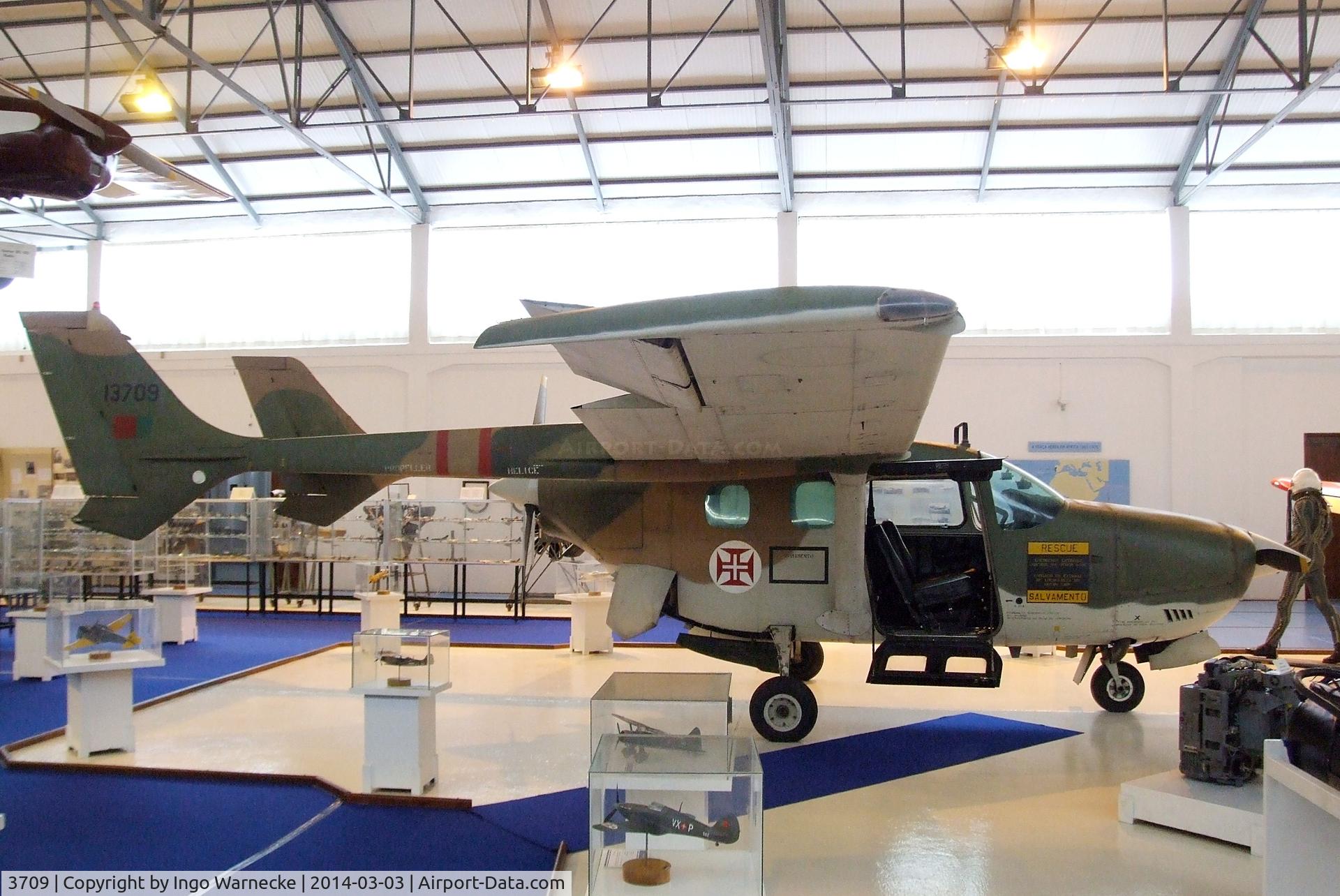 3709, Reims Cessna FTB337G C/N 0010, Cessna (Reims) FTB337G Milirole at the Museu do Ar, Alverca