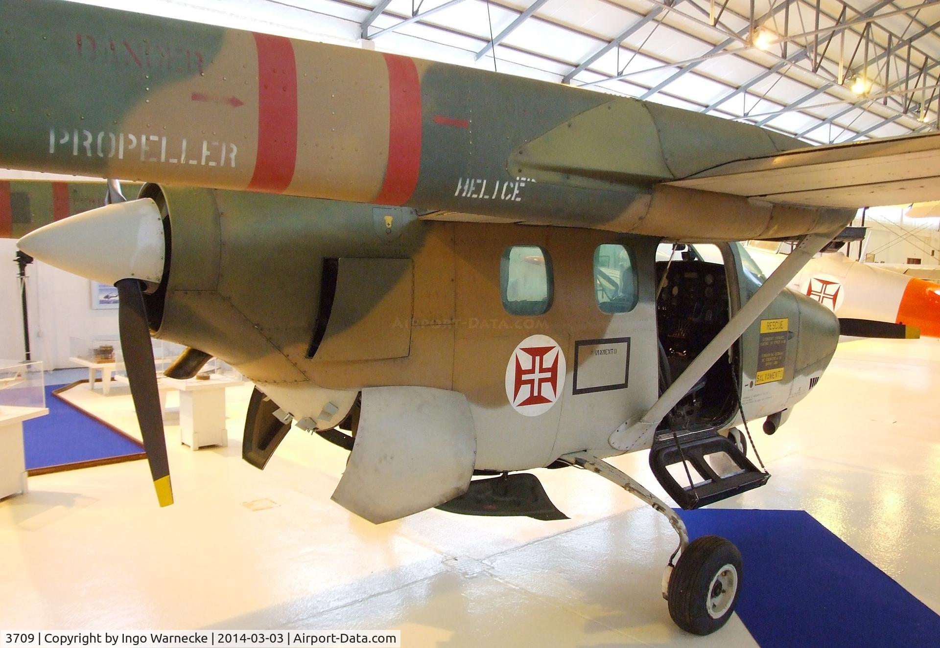 3709, Reims Cessna FTB337G C/N 0010, Cessna (Reims) FTB337G Milirole at the Museu do Ar, Alverca