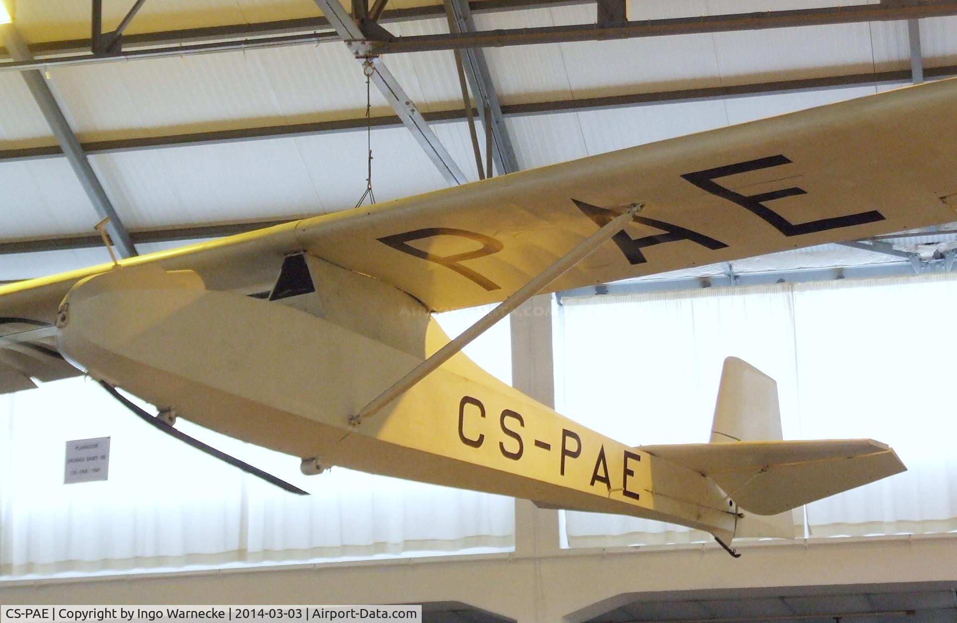 CS-PAE, Schneider DFS 108-49 Grunau Baby IIb C/N 3567, Schneider DFS 108-49 Grunau Baby IIb at the Museu do Ar, Alverca