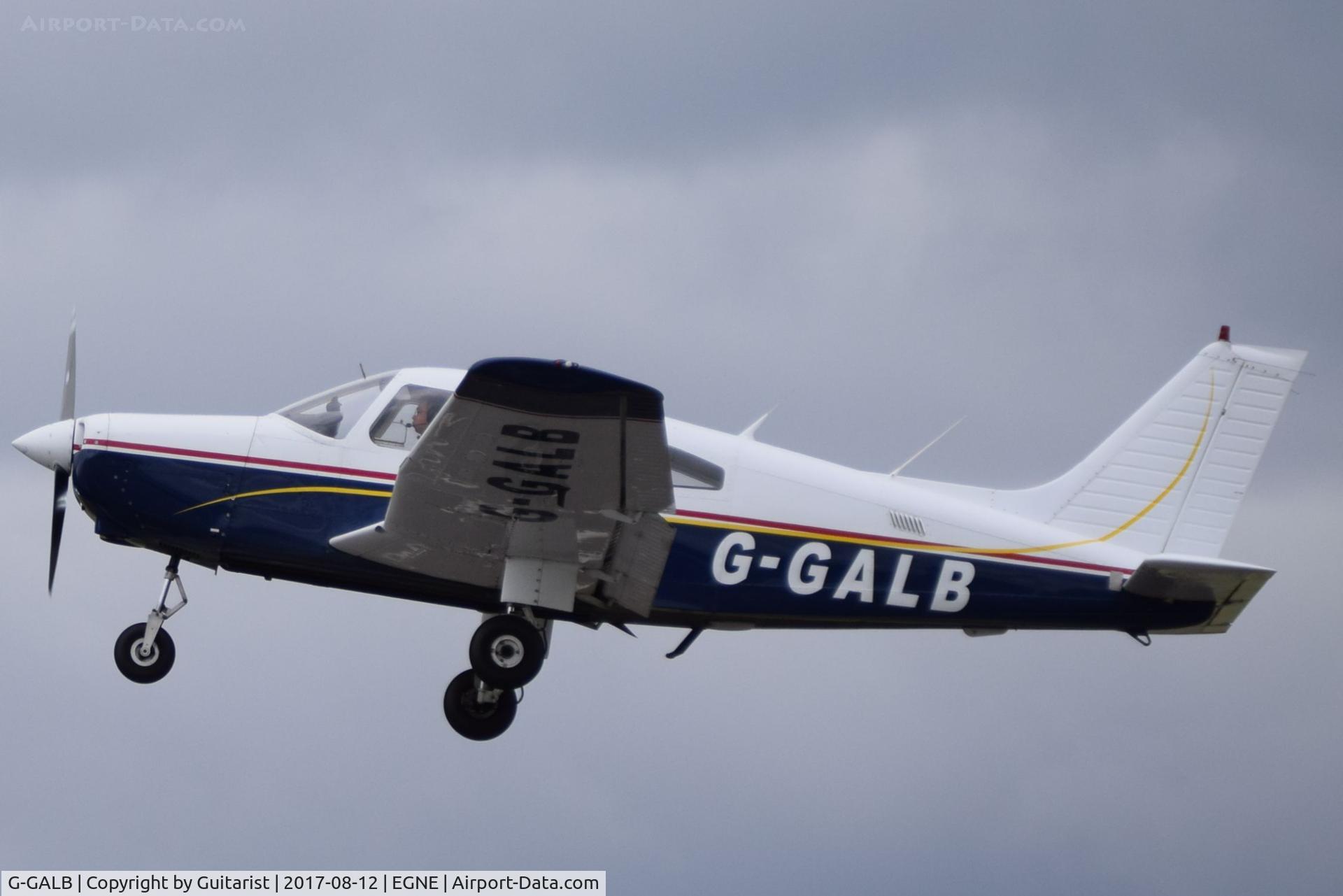 G-GALB, 1986 Piper PA-28-161 Cherokee Warrior II C/N 28-8616021, At Gamston