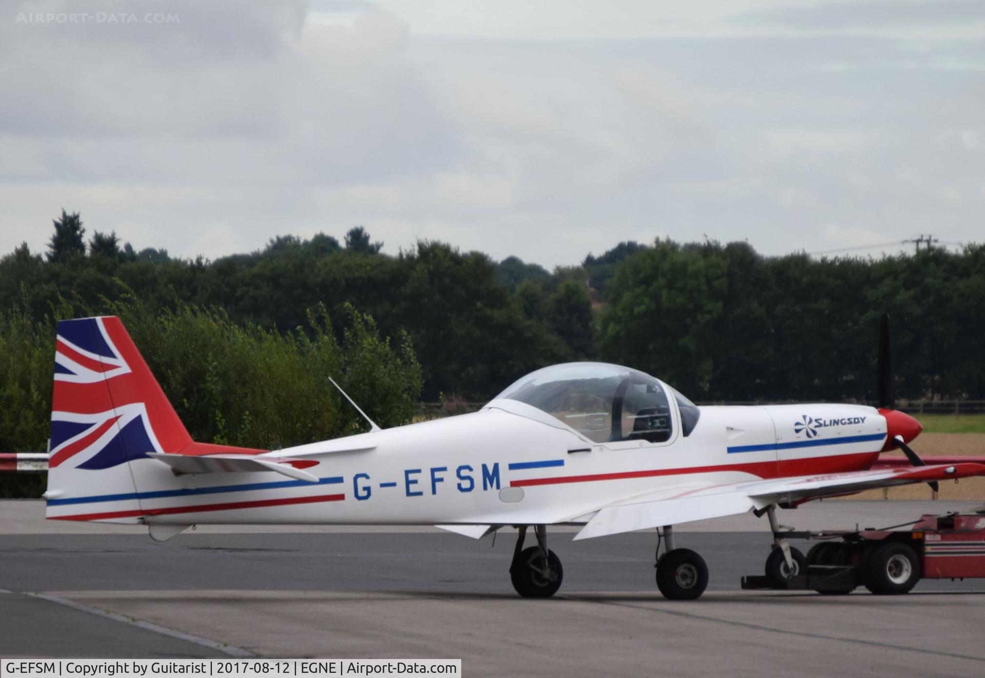 G-EFSM, 1989 Slingsby T-67M-260 Firefly C/N 2072, At Gamston