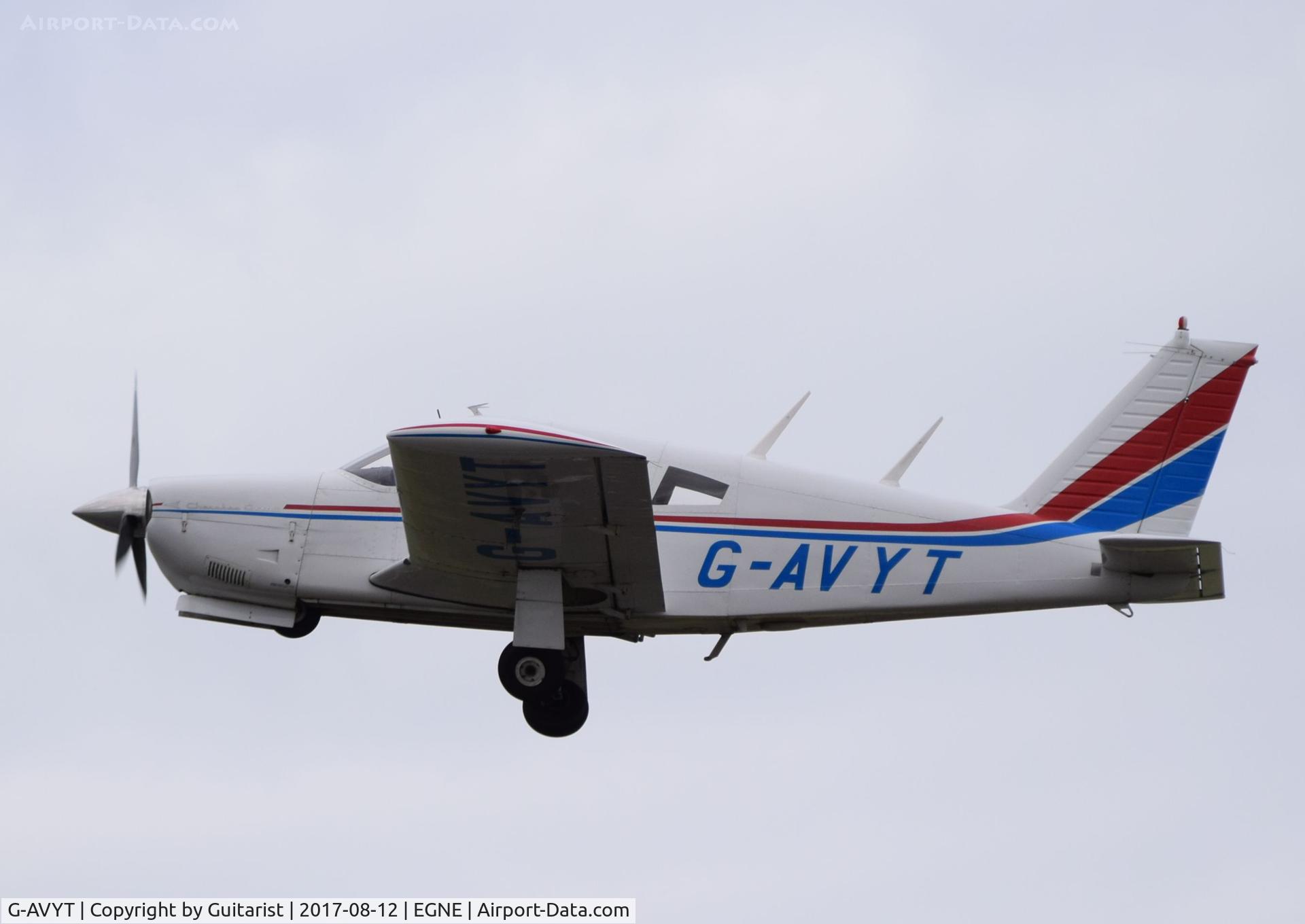 G-AVYT, 1968 Piper PA-28R-180 Cherokee Arrow C/N 28R-30472, At Gamston