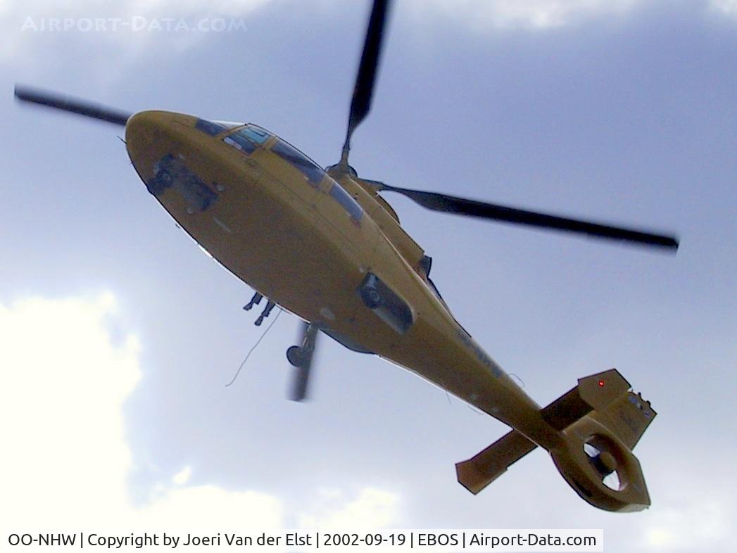 OO-NHW, 2002 Eurocopter AS-365N-3 Dauphin 2 C/N 6617, Training of hoisting, maritime pilots
