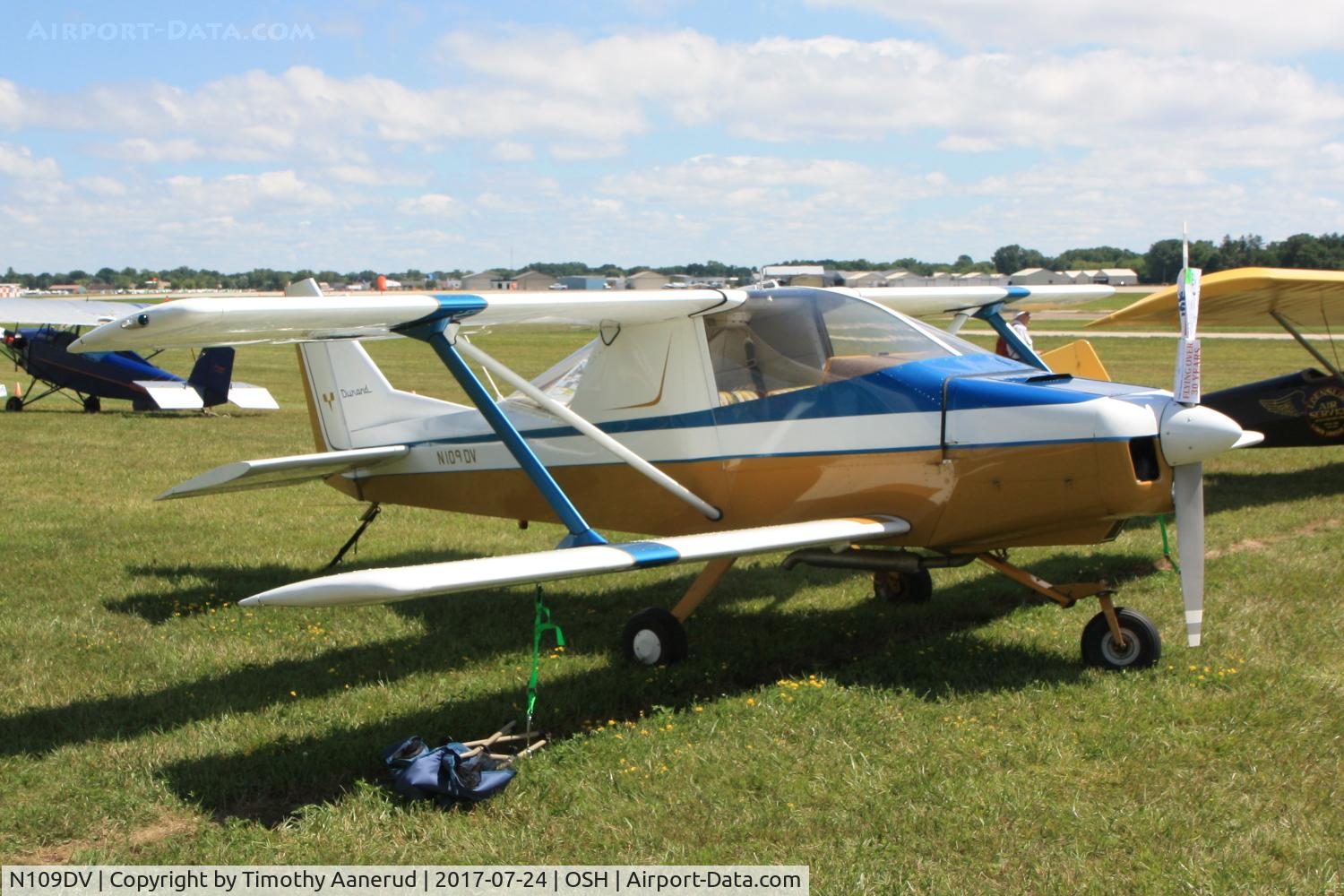 N109DV, 1978 Durand Mark V C/N 1, 1978 Durand Manufacturing Mark V, c/n: 1