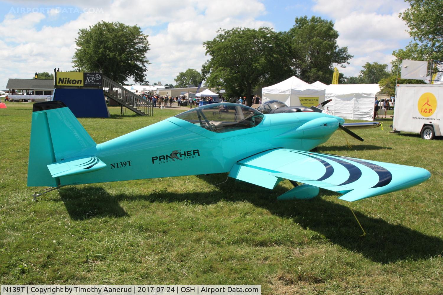 N139T, 2016 Sport Performance Aviation LLC Panther LS C/N P002, 2016 Sport Performance Aviation LLC Panther LS, c/n: P002