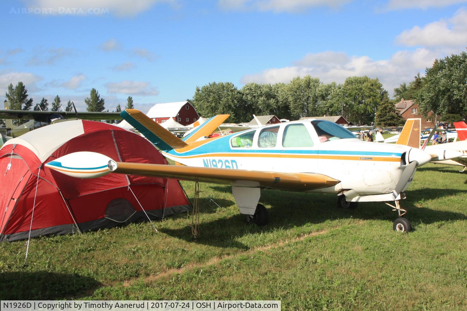 N1926D, 1956 Beech C35 Bonanza Bonanza C/N D-3198, 1956 Beech C35 Bonanza, c/n: D-3198