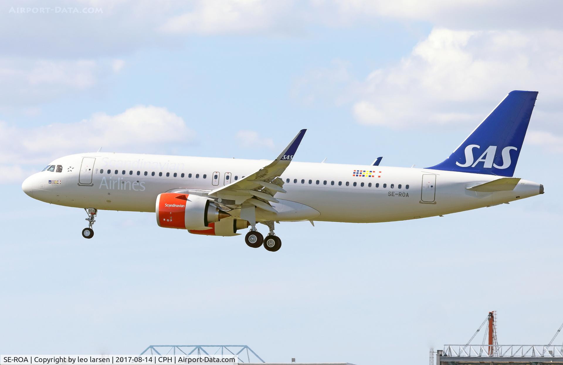 SE-ROA, 2017 Airbus A320-251N C/N 7602, Copenhagen 14.8.2017