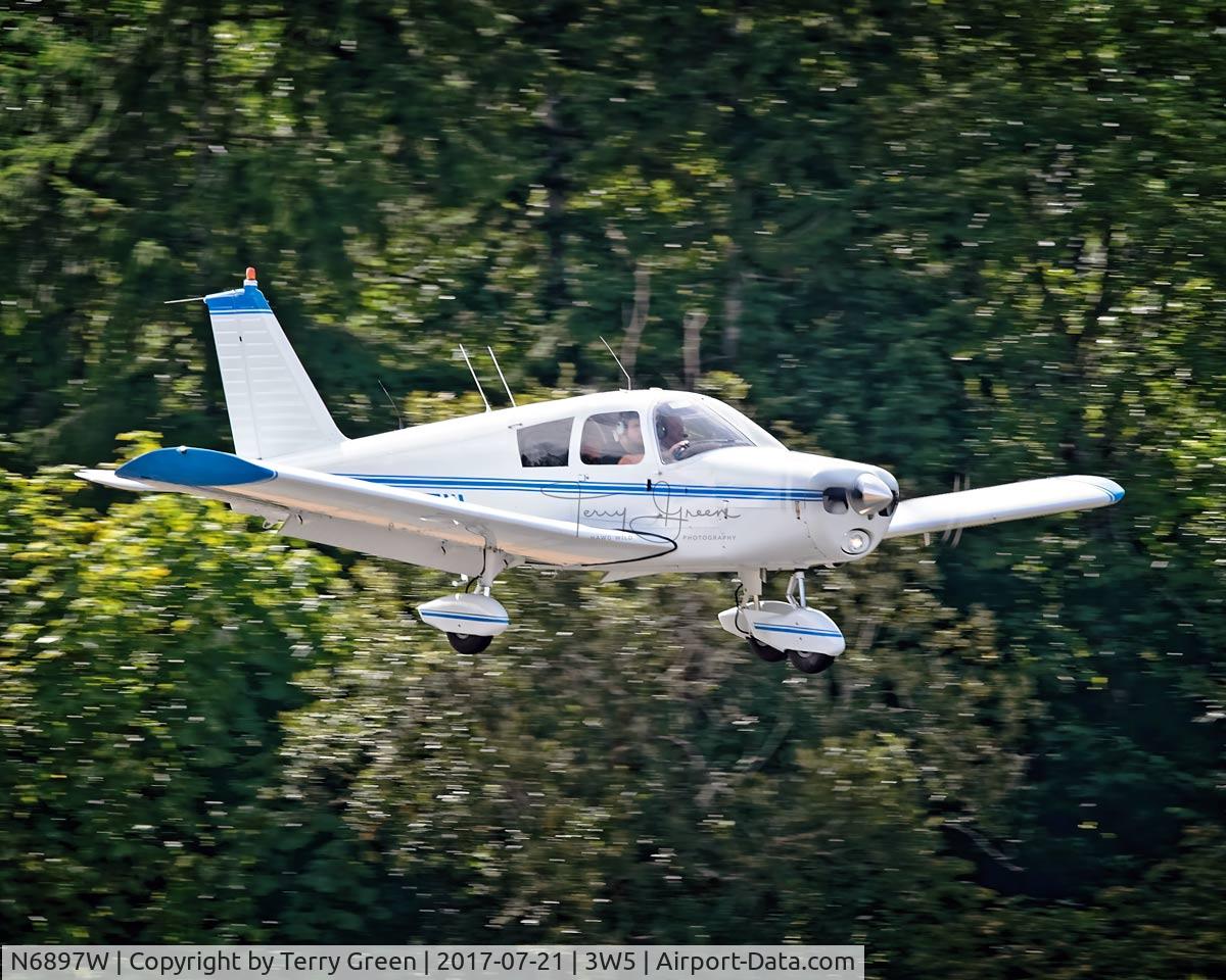 N6897W, 1965 Piper PA-28-140 Cherokee C/N 28-21059, 3W5