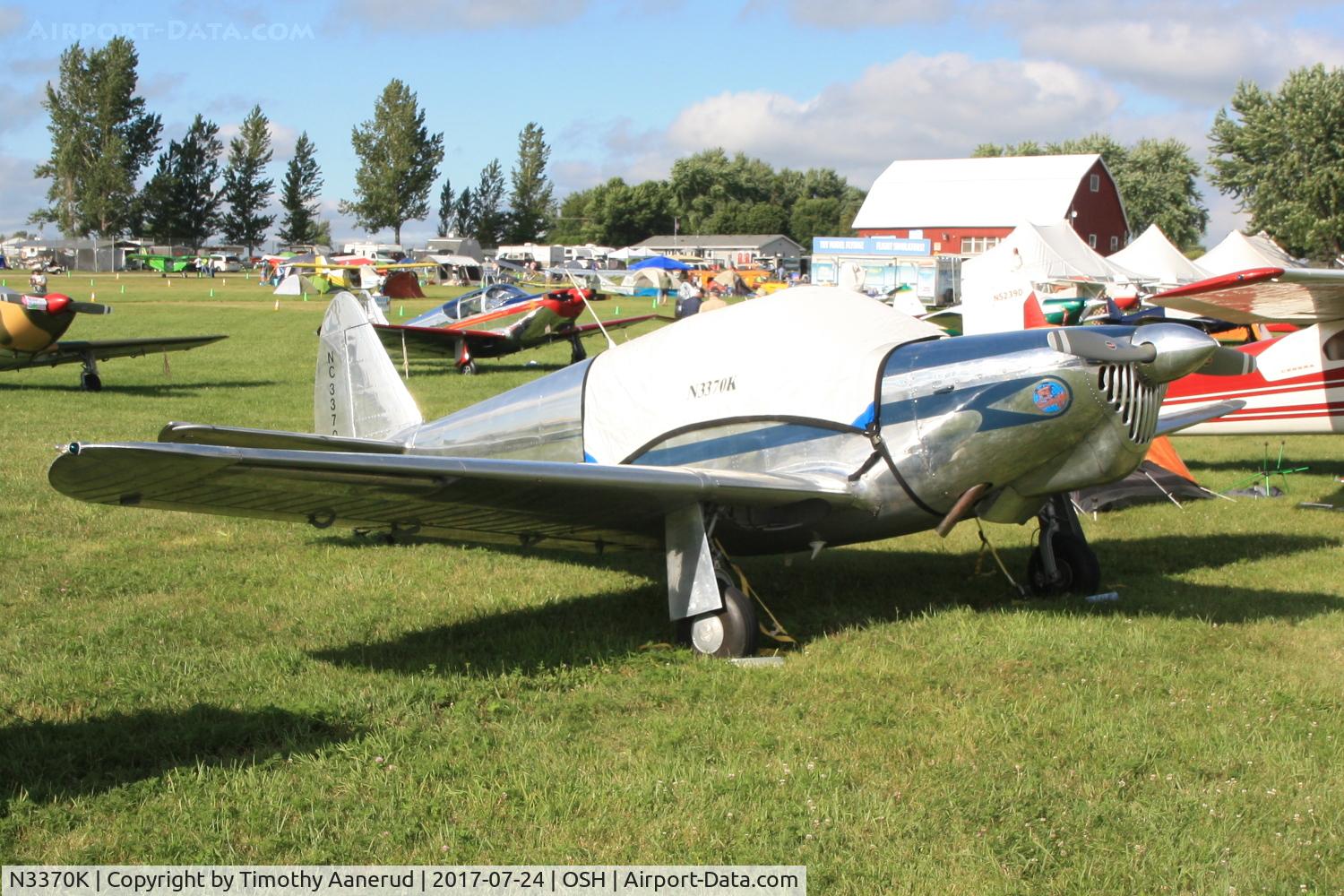 N3370K, 1946 Globe GC-1B Swift C/N 1363, 1946 Globe GC-1B, c/n: 1363