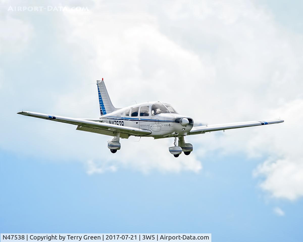 N47538, 1977 Piper PA-28-161 C/N 28-7816091, 3W5