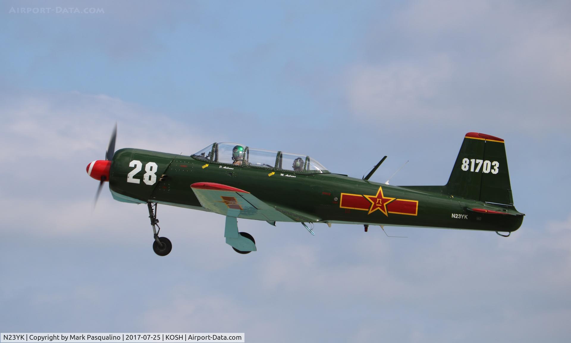 N23YK, 1973 Nanchang CJ-6A C/N 1432028, Nanchang CJ-6A