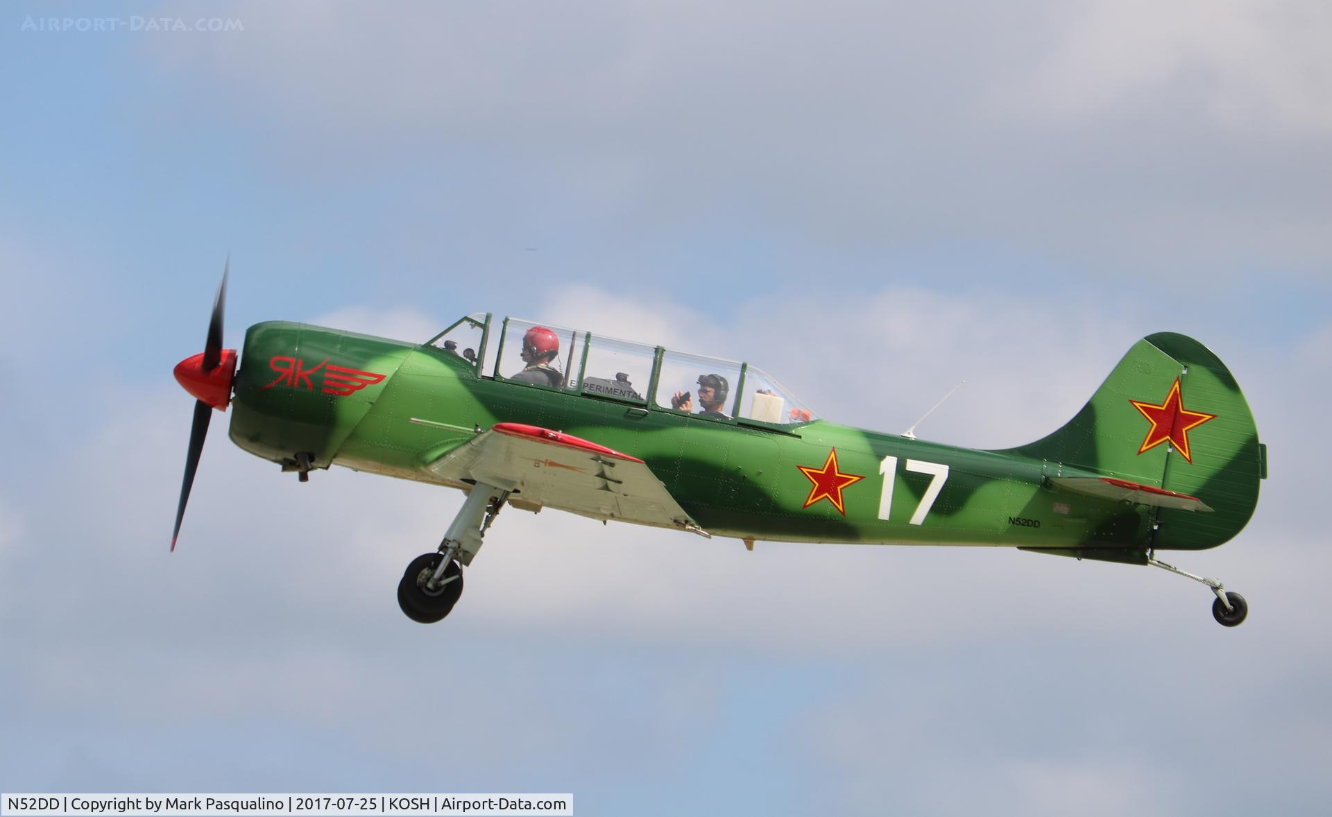 N52DD, 2002 Yakovlev (Aerostar) Yak-52TW C/N 0212404, YAK-52TW